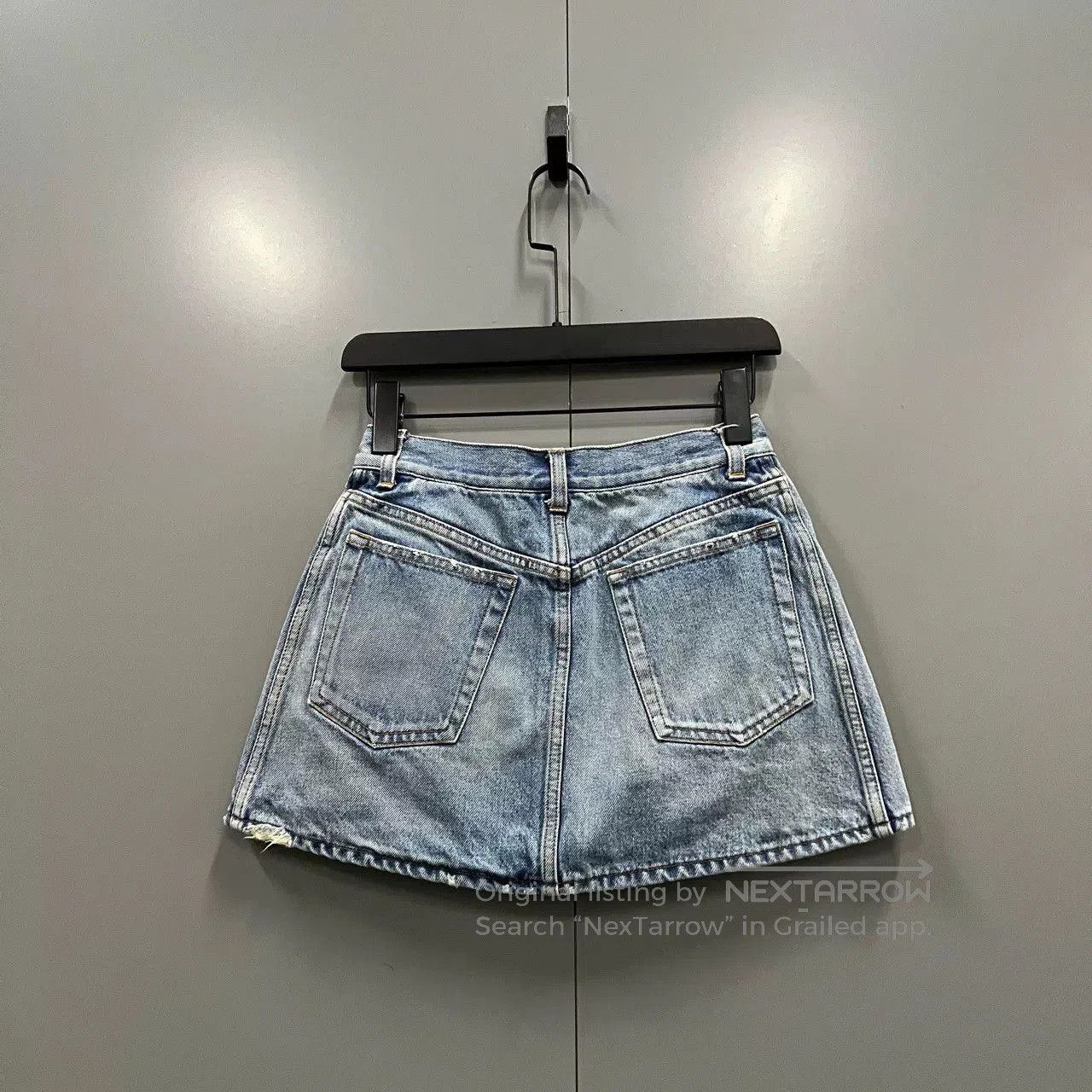 Balenciaga Balenciaga Denim Mini Skirt Size 34. Size 33" - 2 Thumbnail