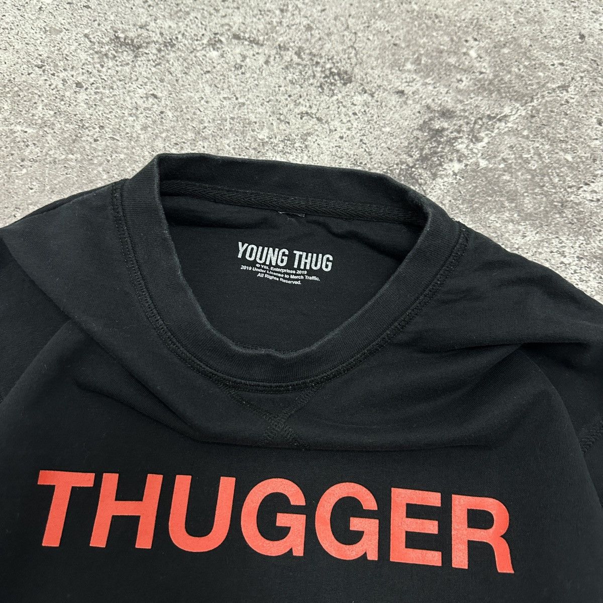 Rap Tees Young Thug Thugger Rap Sweatshirt 2019 UK tour hype y2k og Size US S / EU 44-46 / 1 - 7 Thumbnail