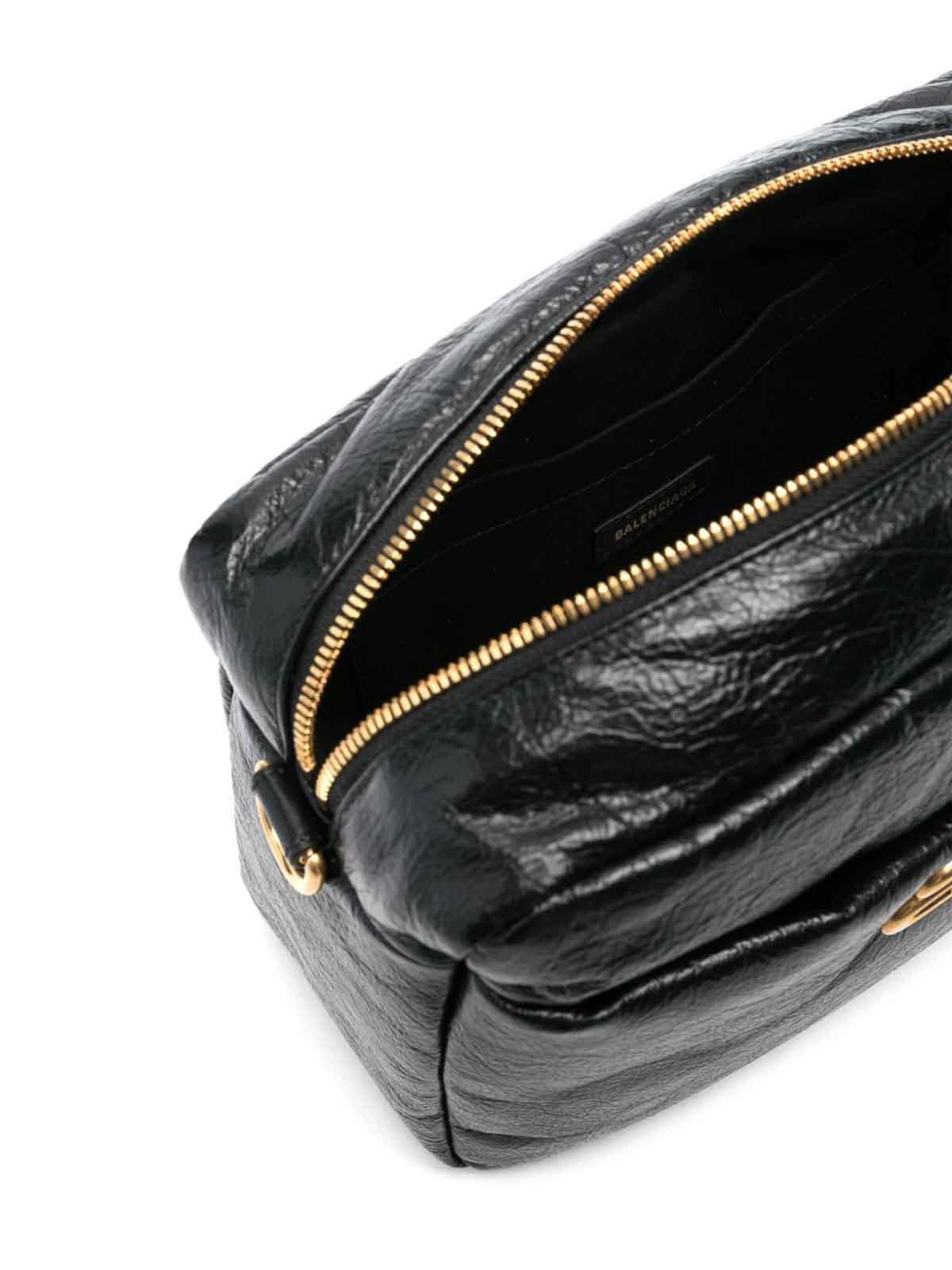 Balenciaga o1w1db10726 Size: OS / Monaco Small Camera Bag in Black Size ONE SIZE - 2 Thumbnail