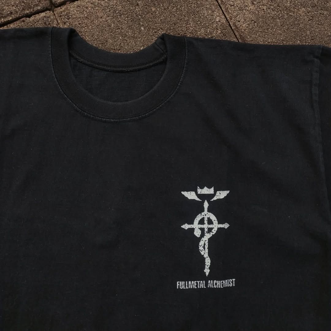 Anime Vintage Y2K Fullmetal Alchemist Promo Tee Size US L / EU 52-54 / 3 - 3 Thumbnail