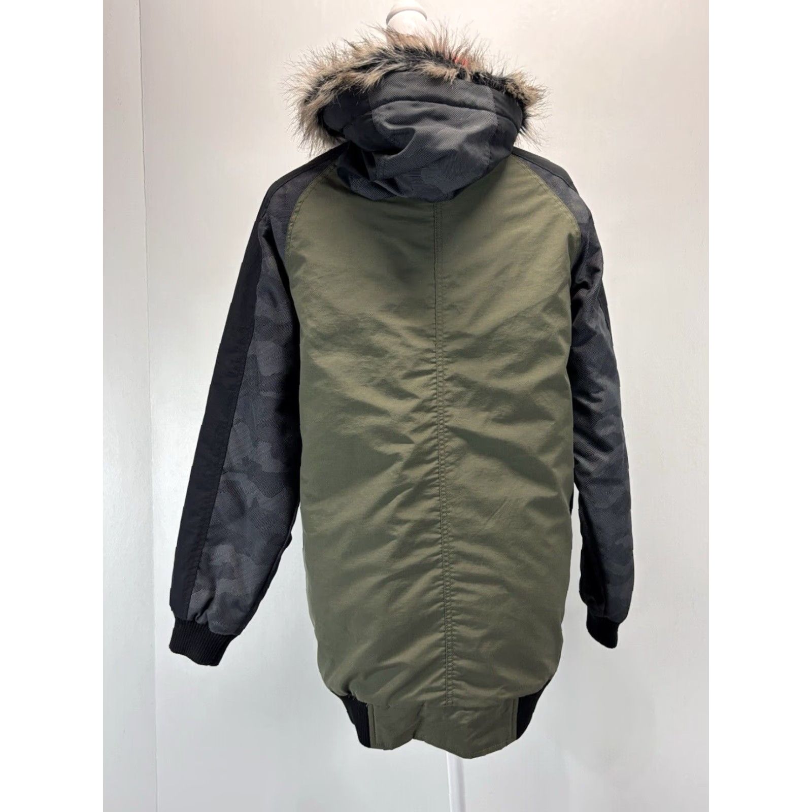 Fox Racing FOX FOX Racing Winter Parka Coat Jacket Sz Small Women’s Green/grey Hood Faux Fur Size S / US 4 / IT 40 - 3 Thumbnail