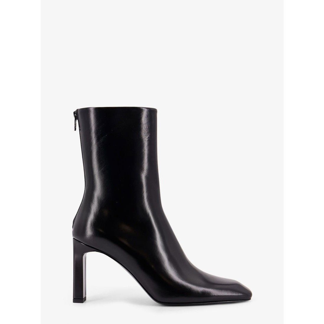 TOTEME Black Leather 90mm Heel Ankle Boots New & Authentic (
