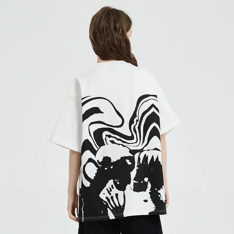 Japanese Brand × Vintage Skull Skeleton Graphic T-Shirt Hip Hop Harajuku Retro style Size US XL / EU 56 / 4 - 4 Thumbnail