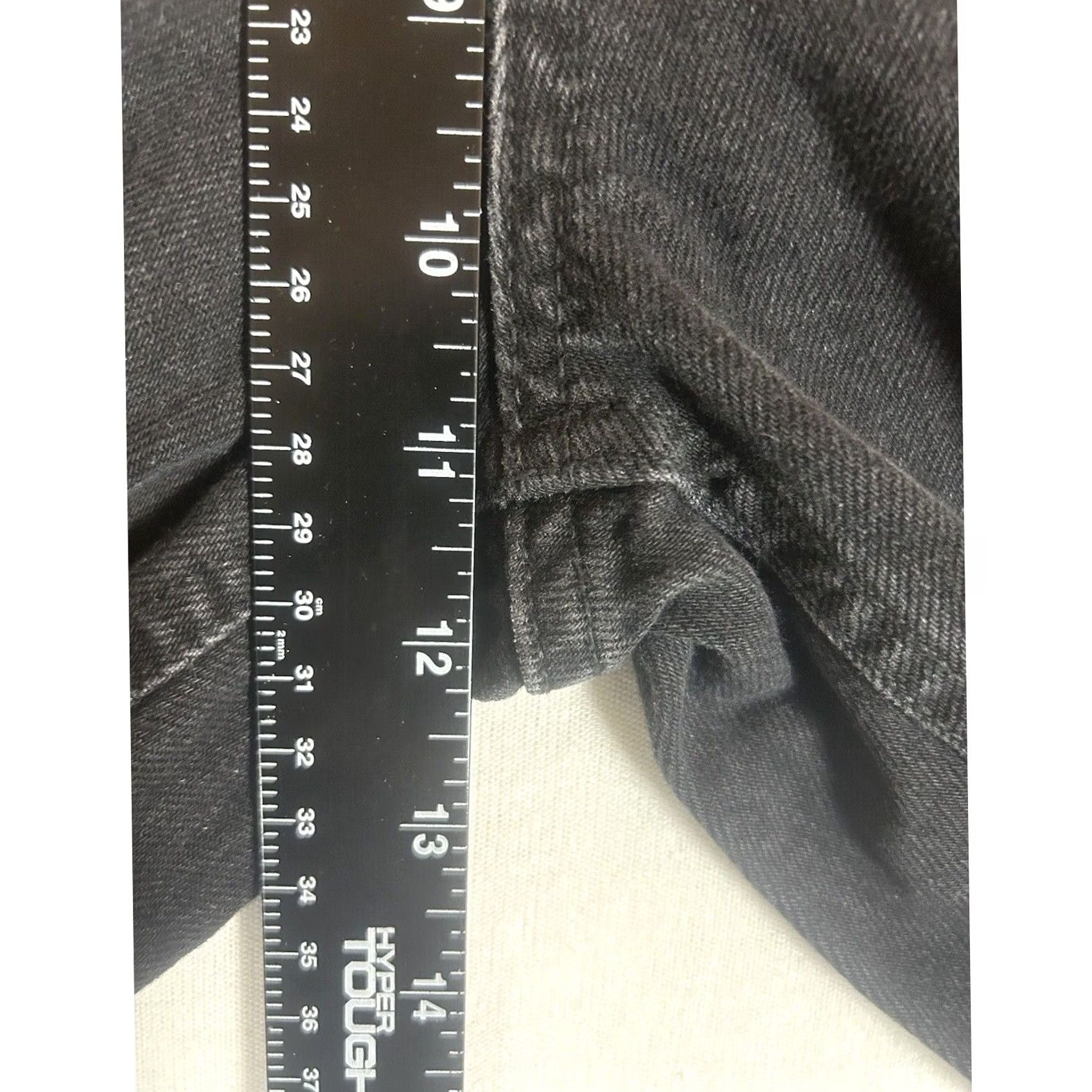 Vintage Aéropostale Jeans Baggy 90s Womens Size 4 REG Button Fly Black High Rise Y2K Distressed 5-Pocket Denim Shirt? Size 27" / US 4 / IT 40 - 6 Thumbnail