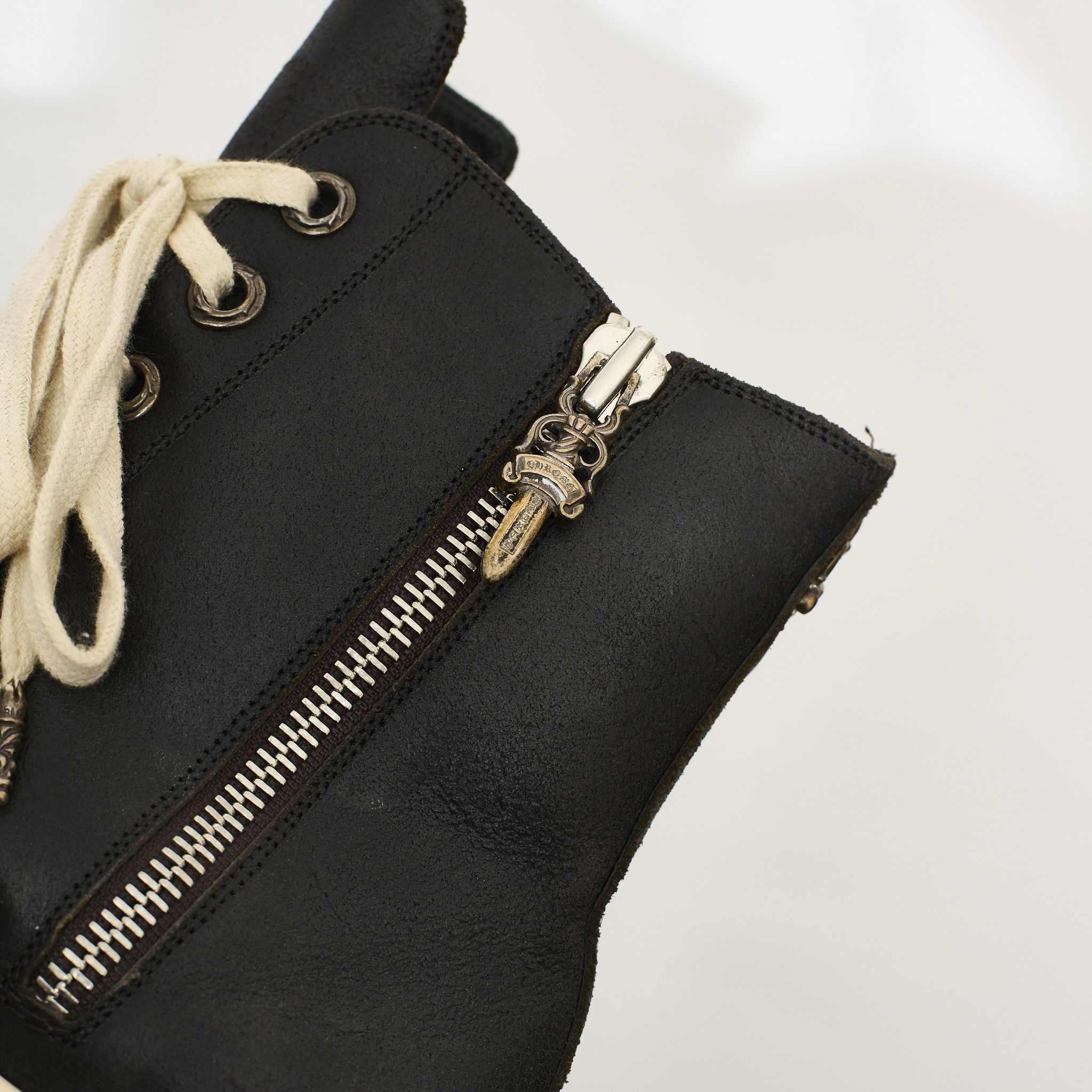 Chrome Hearts × Rick Owens Chrome Hearts Rick Owens Blister Leather Ramones Size 43 Size US 10 / EU 43 - 10 Thumbnail