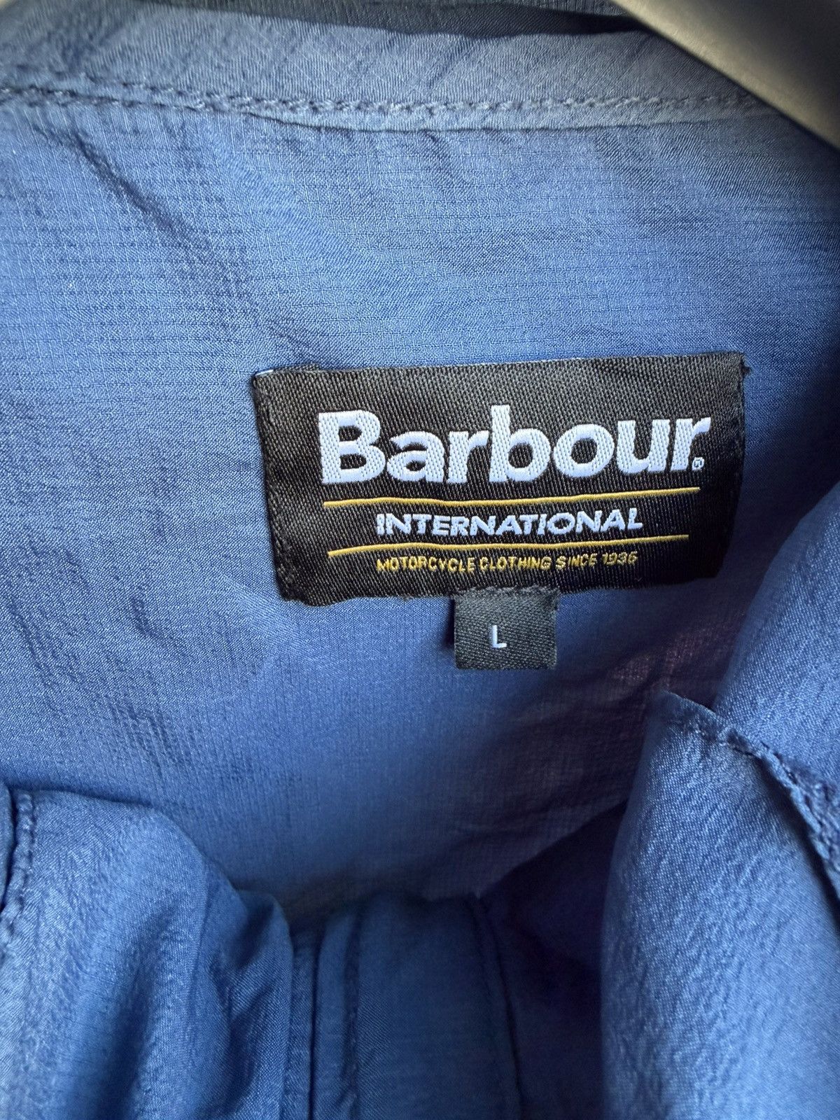 Barbour Barbour International Jacket Full Zip Hooded Windbreker Size US L / EU 52-54 / 3 - 9 Thumbnail