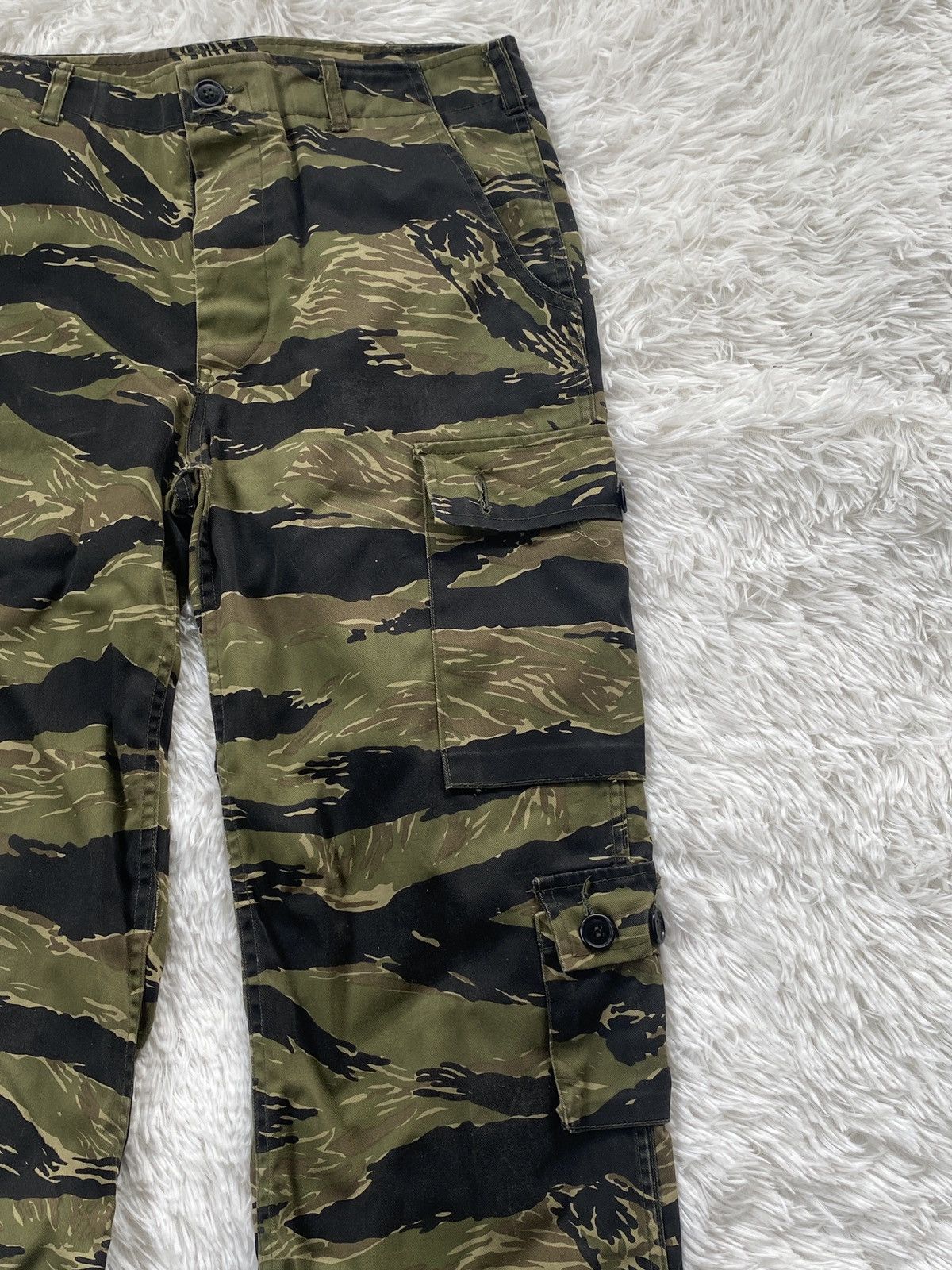 Vintage 💥BINDING NOW💥Vintage N.S Division Cargo Pant Tiger Stripe Size US 34 / EU 50 - 4 Thumbnail