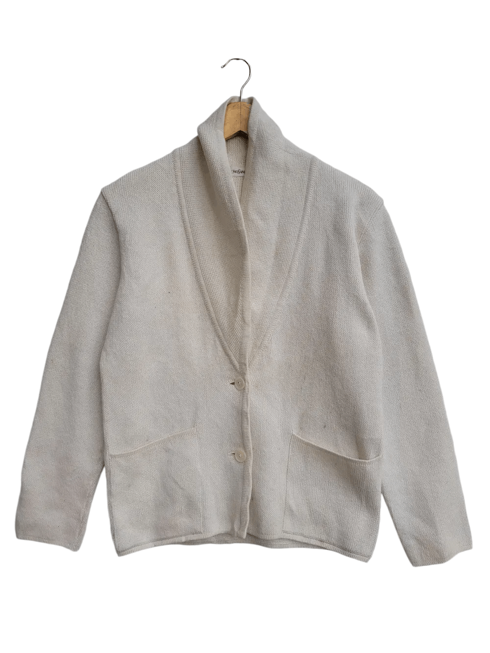 Vintage × Yves Saint Laurent Yves Saint Lauren Cardigan Alpa Cubic Size M / US 6-8 / IT 42-44 - 1 Thumbnail