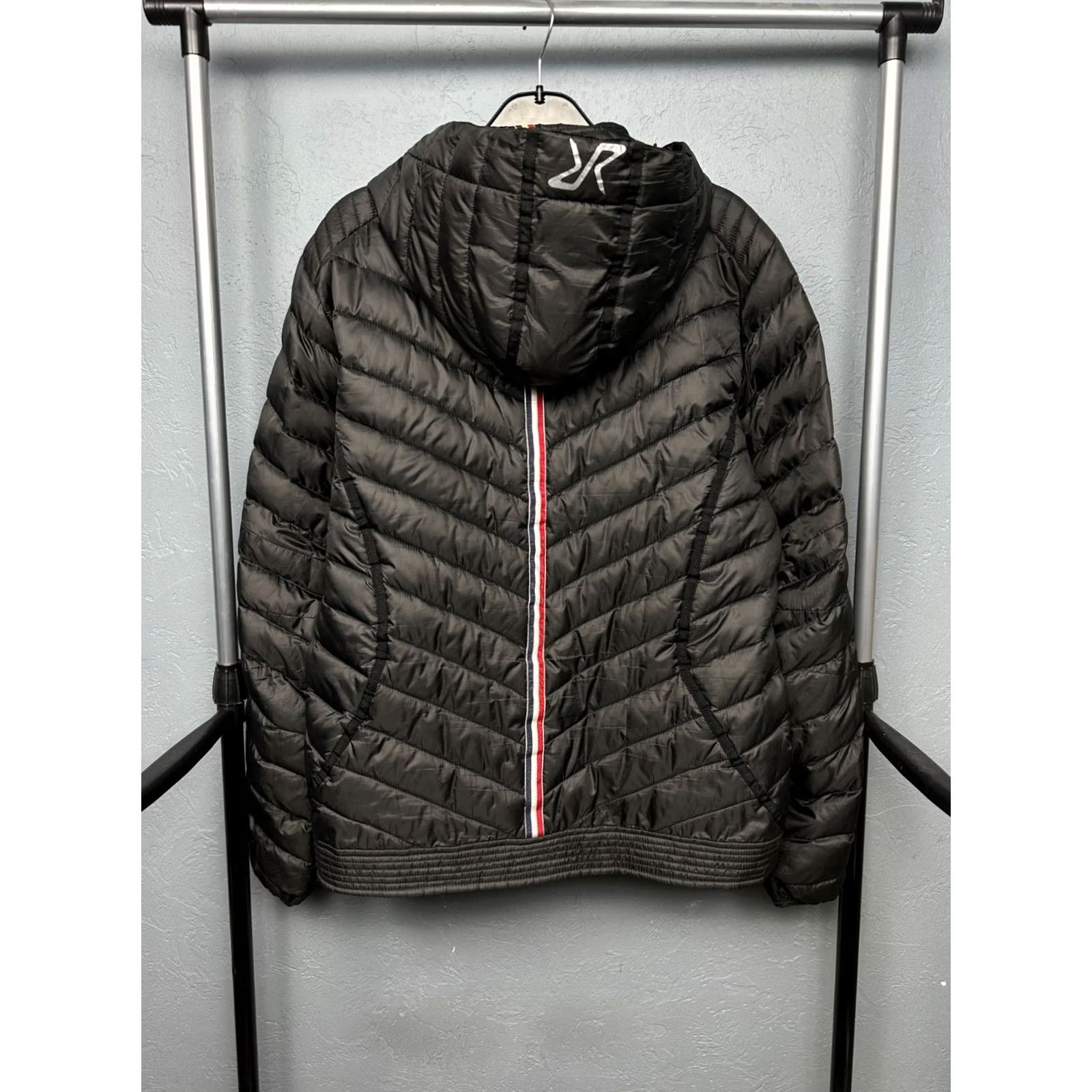 Vintage Revolution Race RVRC Mens Quilted Puffer Jacket L Black Jacket Mens Size US L / EU 52-54 / 3 - 8 Thumbnail