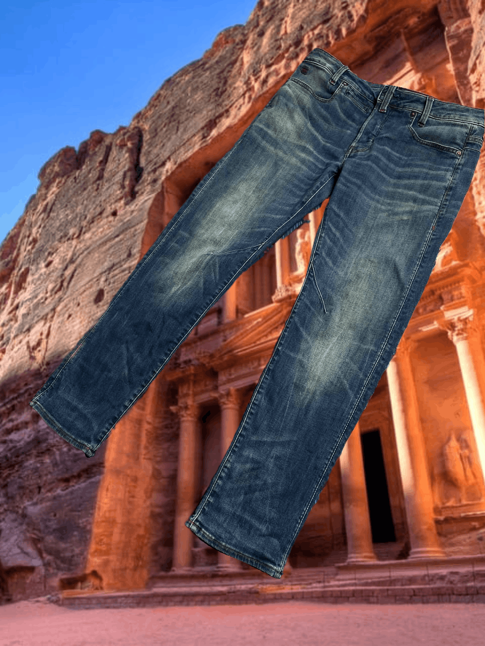 G-Star jeans Y2K G-Star Raw logo vintage D-STAQ 5-POCKET slim Size US 31 - 1 Thumbnail