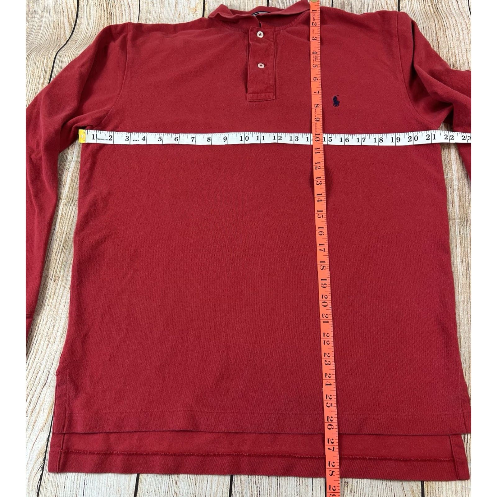 Polo Ralph Lauren Polo Ralph Lauren Shirt Polo Red Long Sleeve Button-Up Cotton Mens Medium Shirt Size US M / EU 48-50 / 2 - 3 Thumbnail