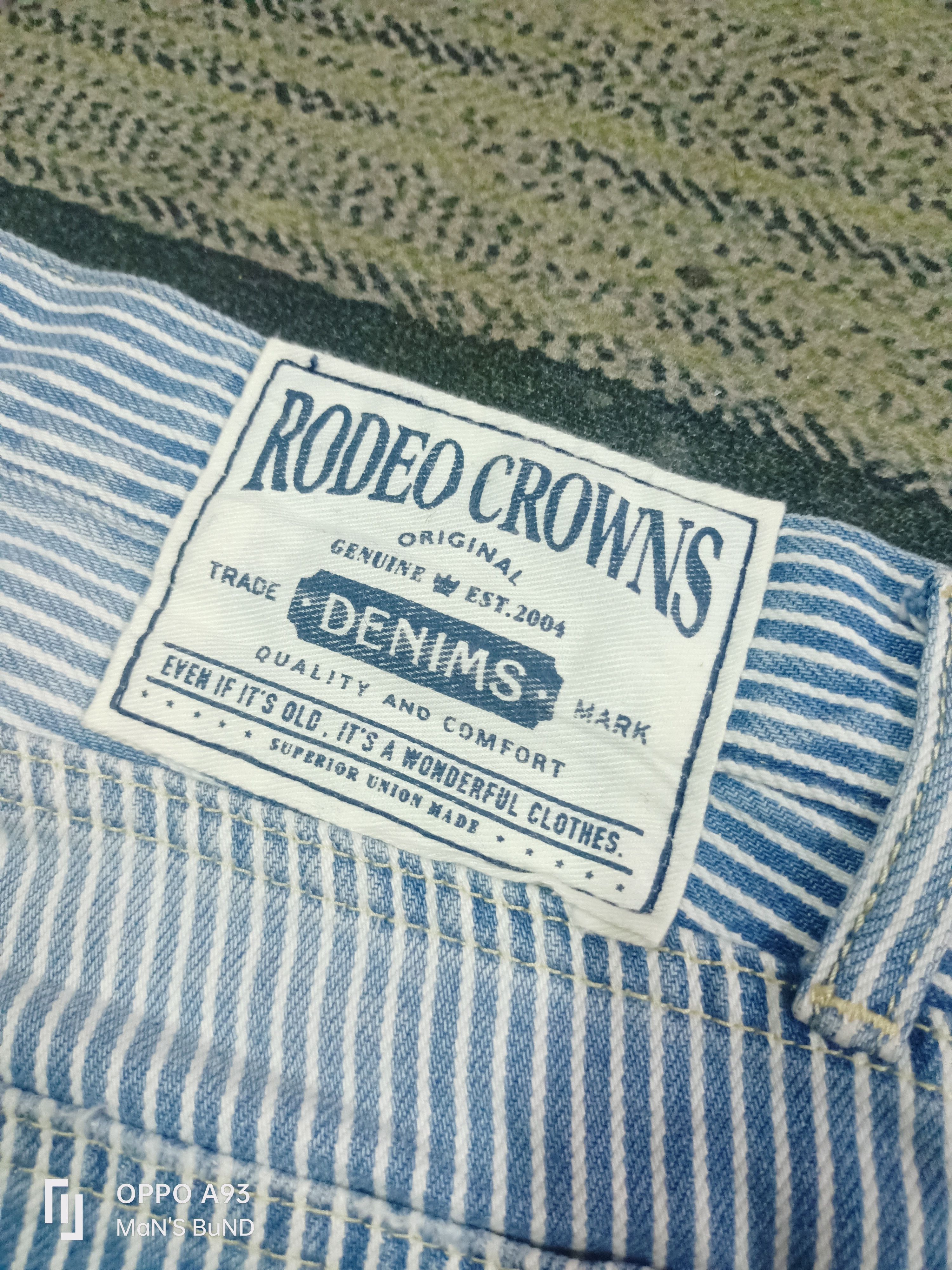 Japanese Brand RODEO CROWNS JEANS NICE DESIGN Size US 30 / EU 46 - 8 Thumbnail