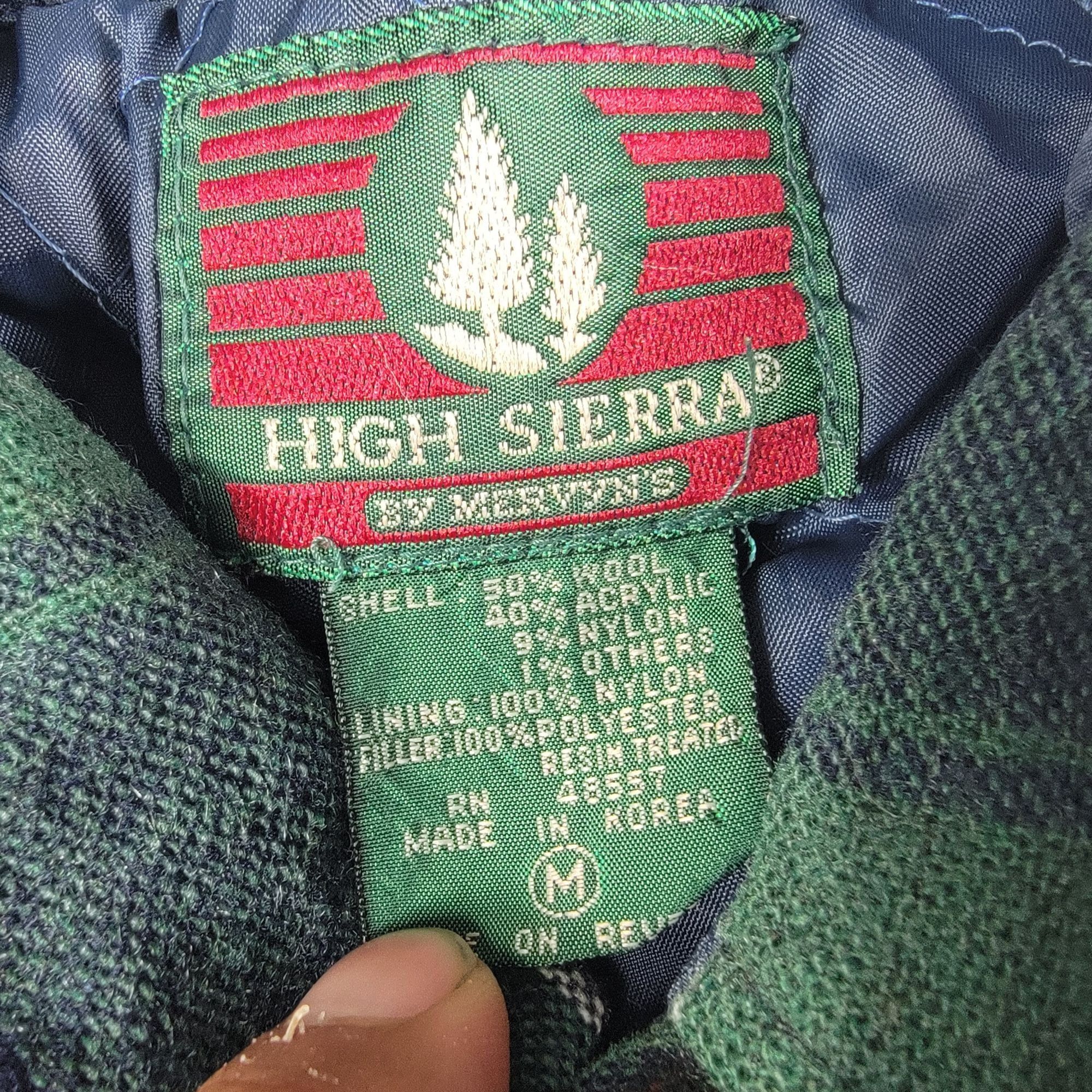 High Sierra High Sierra By Mervyns Mens Medium Blue Green Flannel Shirt Size US M / EU 48-50 / 2 - 3 Thumbnail