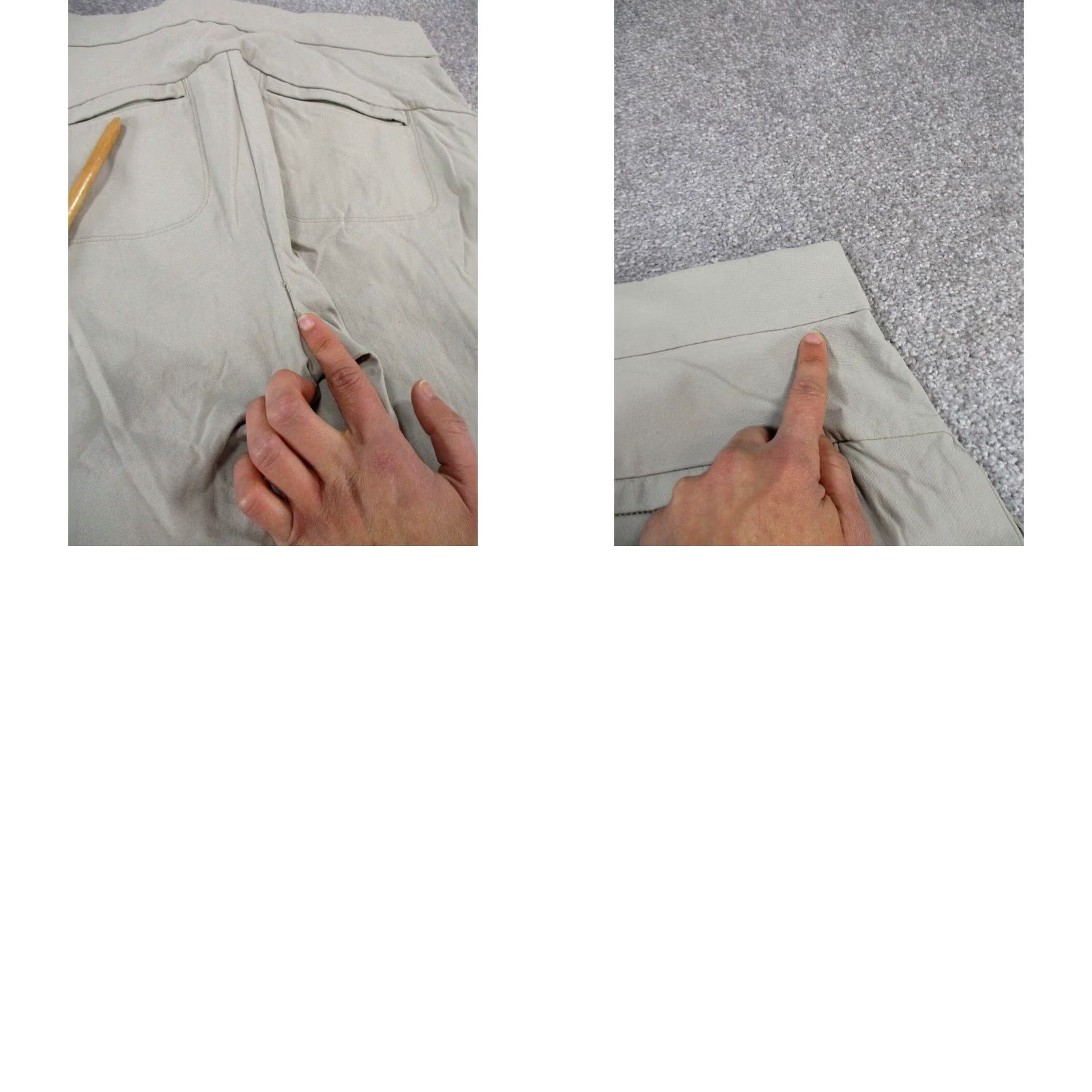 Athleta Athleta Pants Womens 2 Wander Stash Skinny Beige Knit Nylon Spandex Read Size 26" / US 2 / IT 38 - 10 Thumbnail