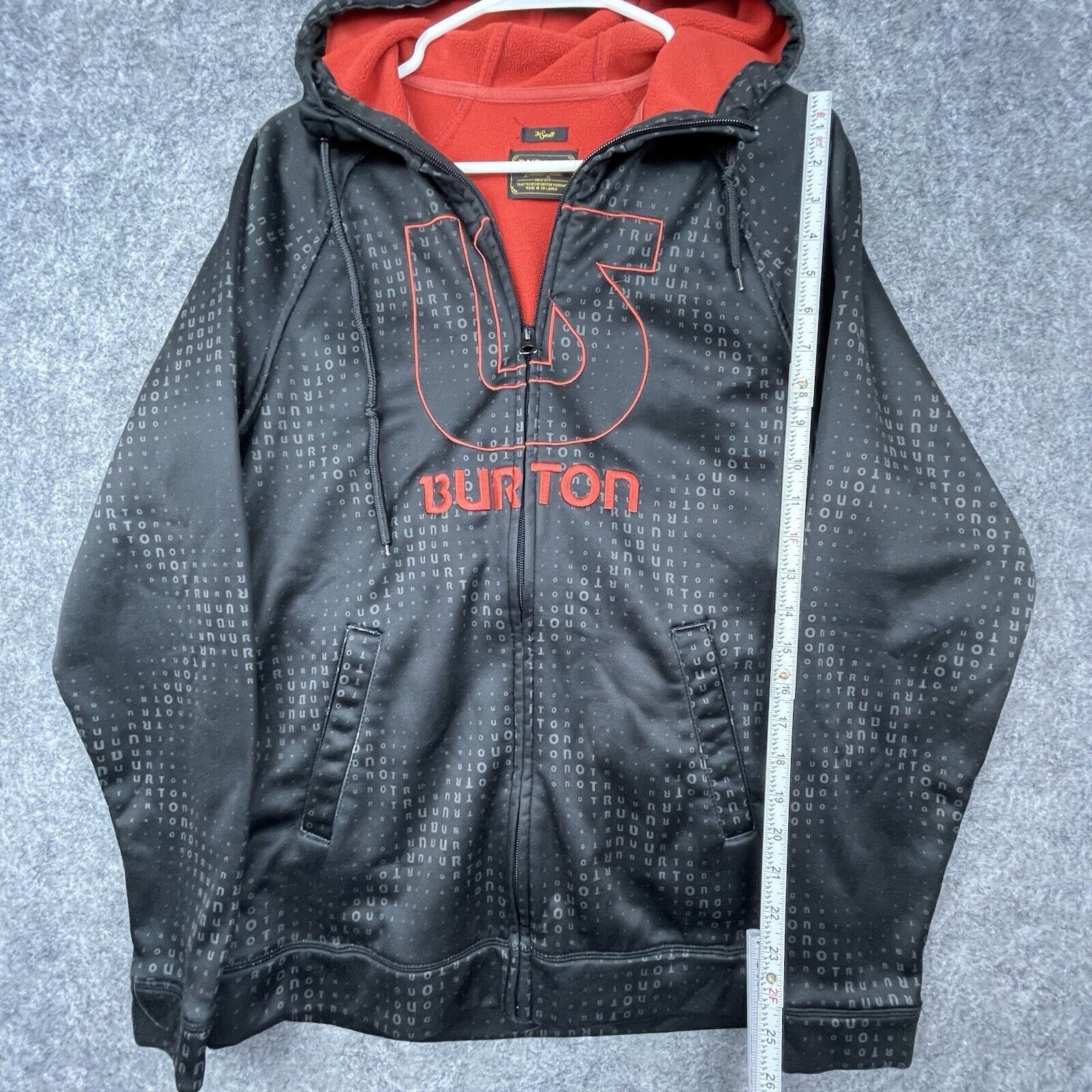 Burton Burton Durable Goods Hoodie Mens Black Full Zip MB Peak Logo Size US S / EU 44-46 / 1 - 3 Thumbnail