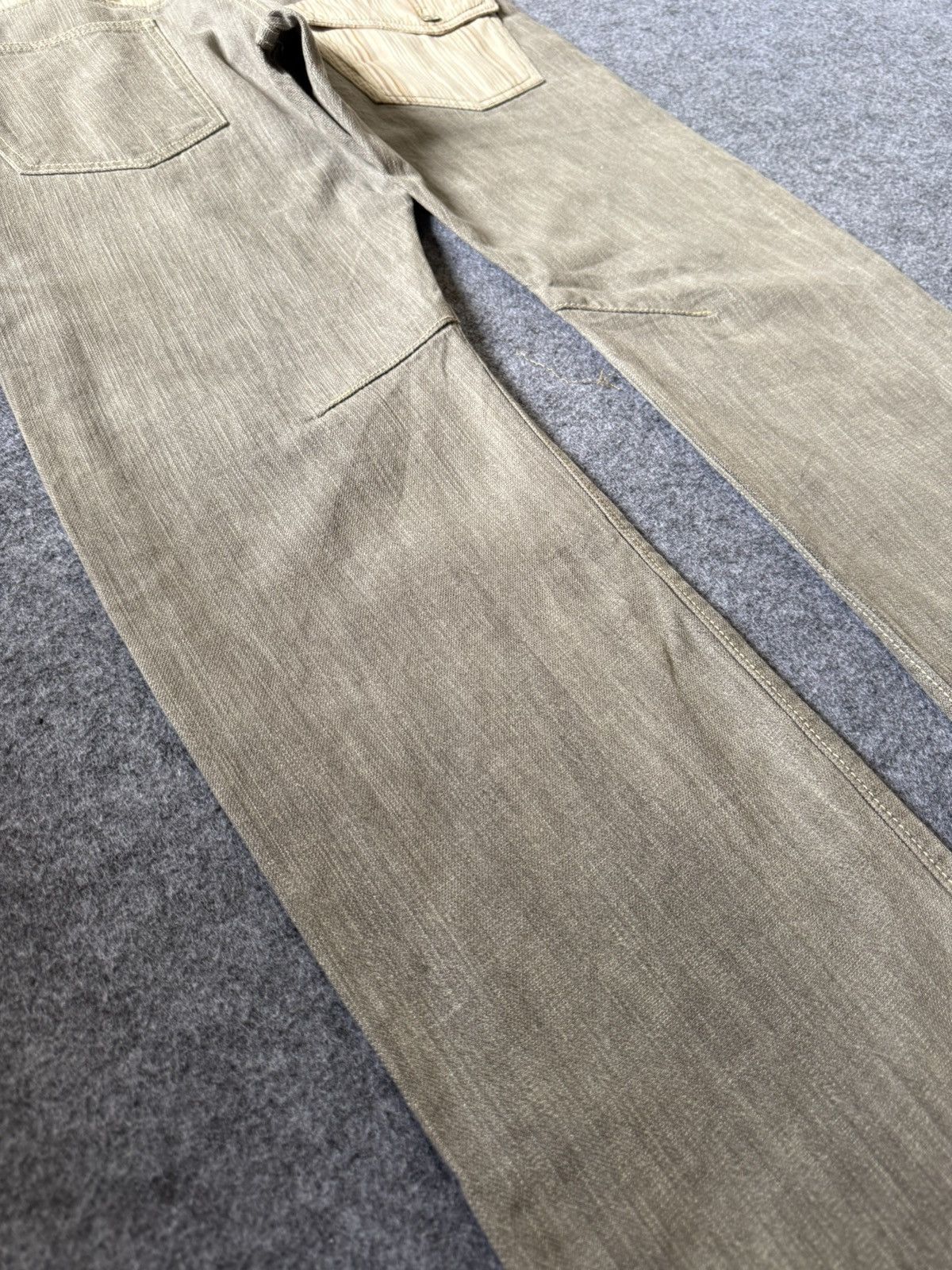 Japanese Brand × Vintage Bee Bell Japan hybrid Smokey Gray Jeans Size US 32 / EU 48 - 10 Thumbnail