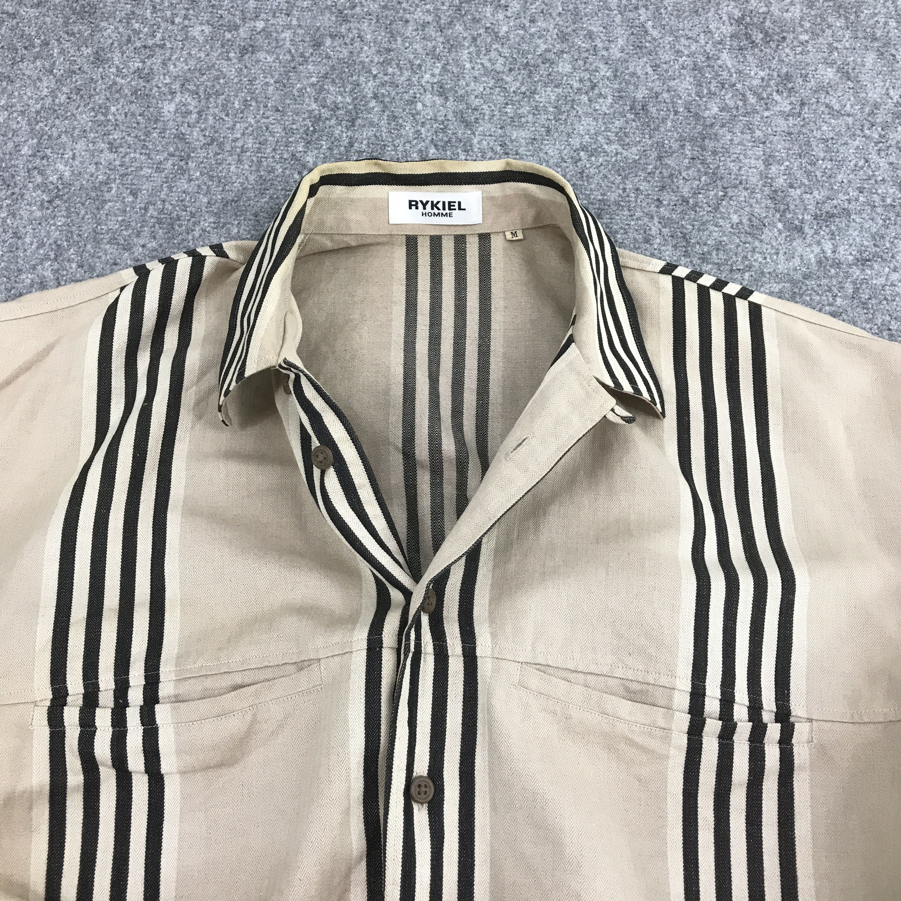 Japanese Brand × Sonia Rykiel Rykiel homme made in Japan Striped button up shirt Size US M / EU 48-50 / 2 - 6 Thumbnail