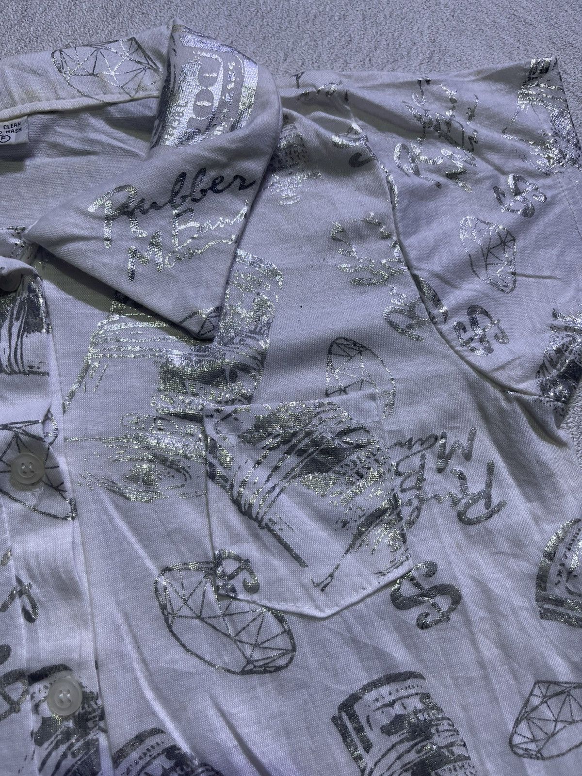 Japanese Brand Y2K short sleeve tshirt women's glossi motif Size M / US 6-8 / IT 42-44 - 5 Thumbnail