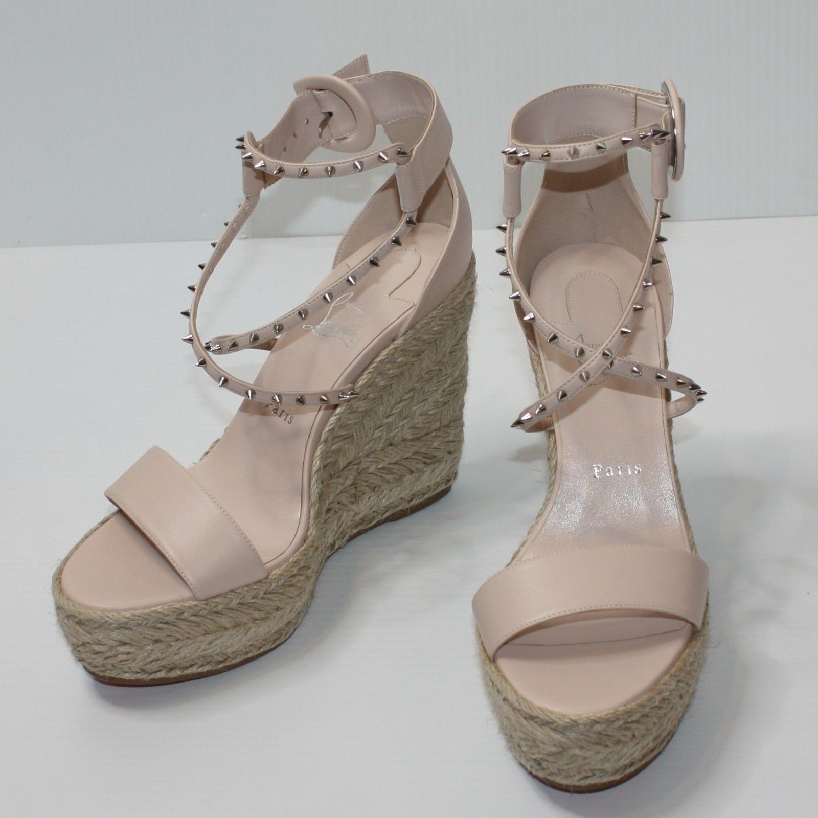 Christian Louboutin Chocazeppa Spikes Espadrille Sandals size EU 40 / US 10 NEW Size US 10 / IT 40 - 2 Thumbnail