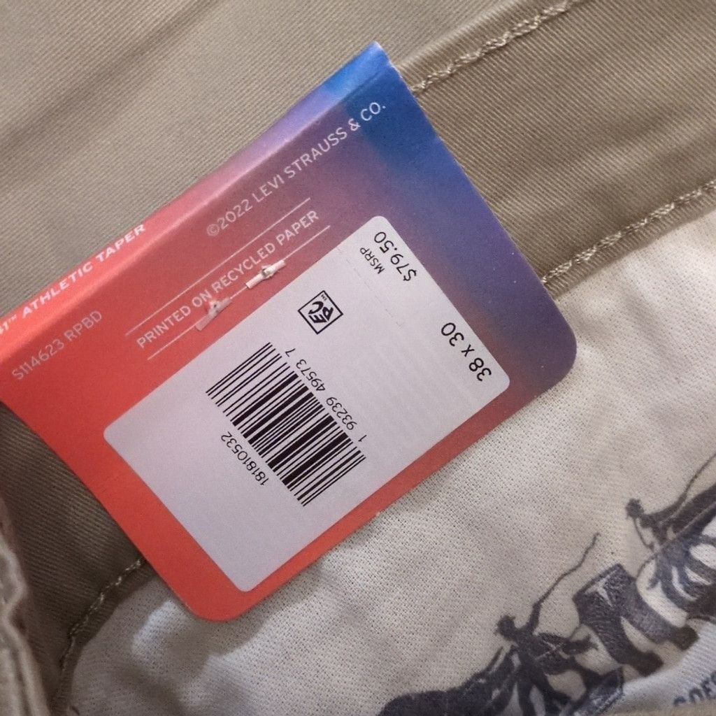 Levi's Levi's perf 541 athletic taper season tech jeans size 38x30 Size US 38 / EU 54 - 4 Thumbnail