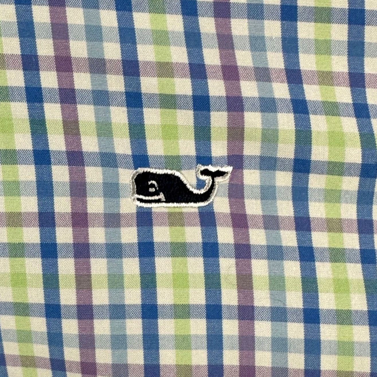 Vineyard Vines Vineyard Vines Shirt Button Down Men Large Blue Gingham Plaid Long Sleeve Size US L / EU 52-54 / 3 - 5 Thumbnail