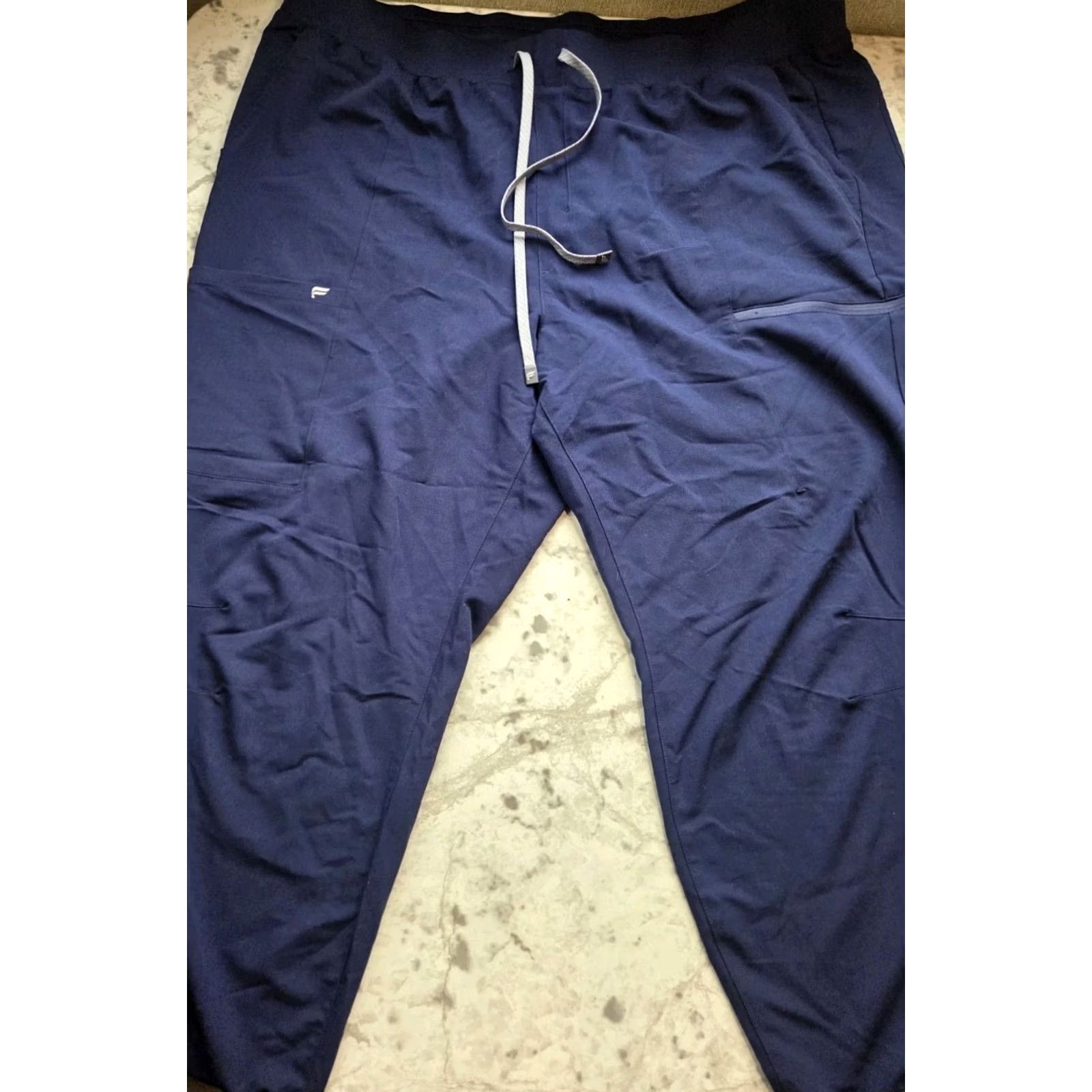 Fabletics Fabletics On Call Scrubs Jogger Pants Womens 3XL Navy Blue Size 40" / US 18 - 2 Thumbnail