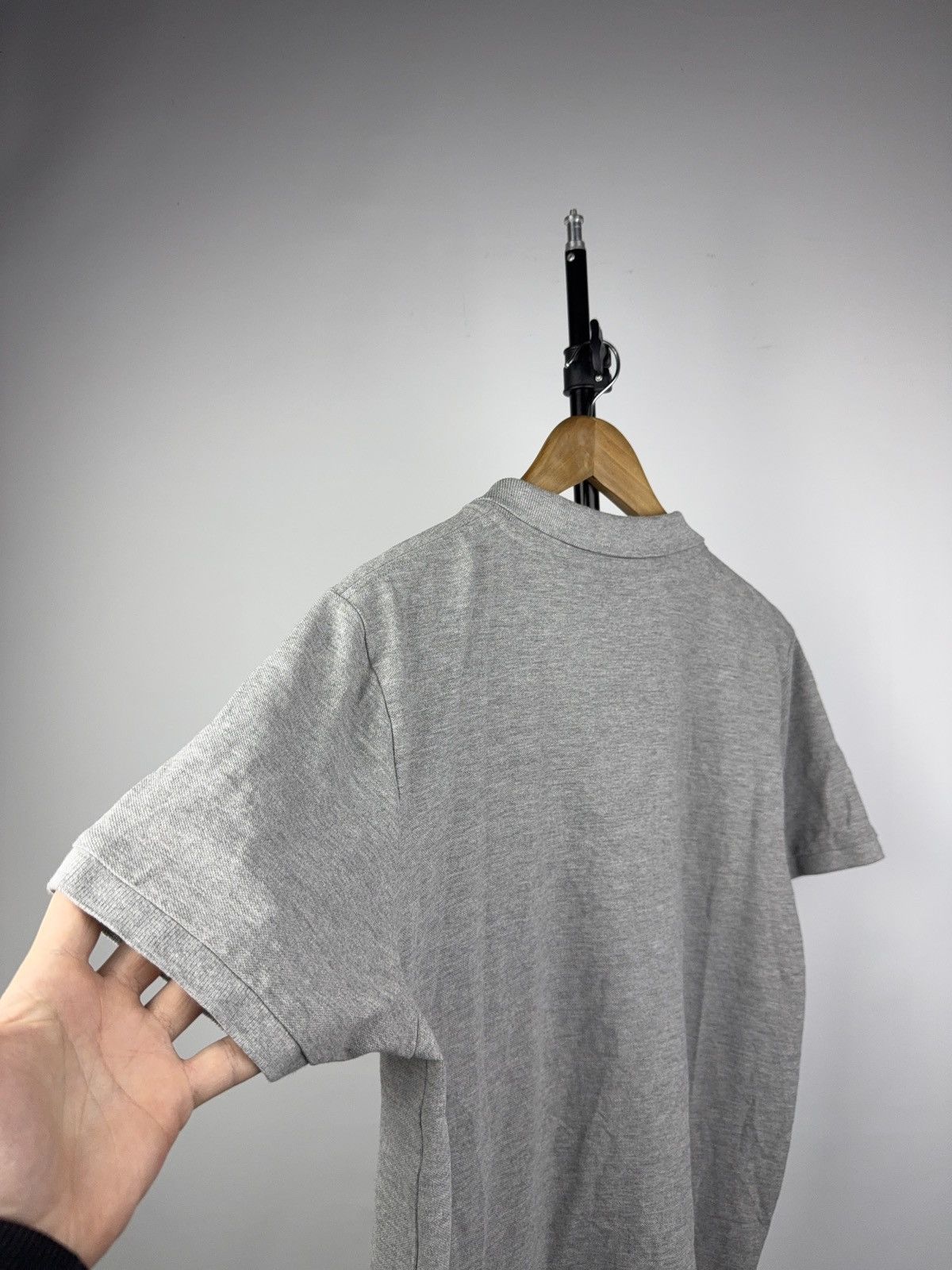 Versace Luxury 19V69 Italia Grey Cotton Polo Shirt with Logo XL Size US XL / EU 56 / 4 - 11 Thumbnail