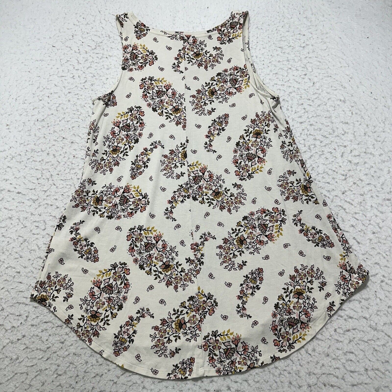 Old Navy Old Navy Luxe Women's XS Sleeveless Tank Top Floral Blouse Size XS / US 0-2 / IT 36-38 - 7 Thumbnail