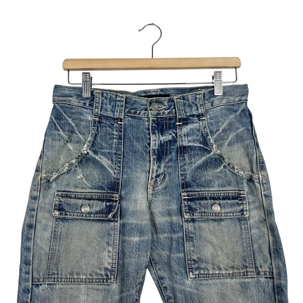 Johnbull Vintage Johnbull Distressed Bush Pants Denim Size US 28 / EU 44 - 2 Thumbnail