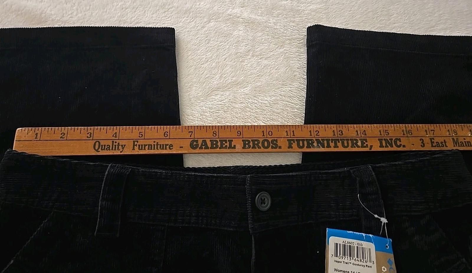 Columbia NWT Columbia Womens Comfort Stretch Corduroy Pants Sz 14 $60 Size 36" / US 14 / IT 50 - 5 Thumbnail