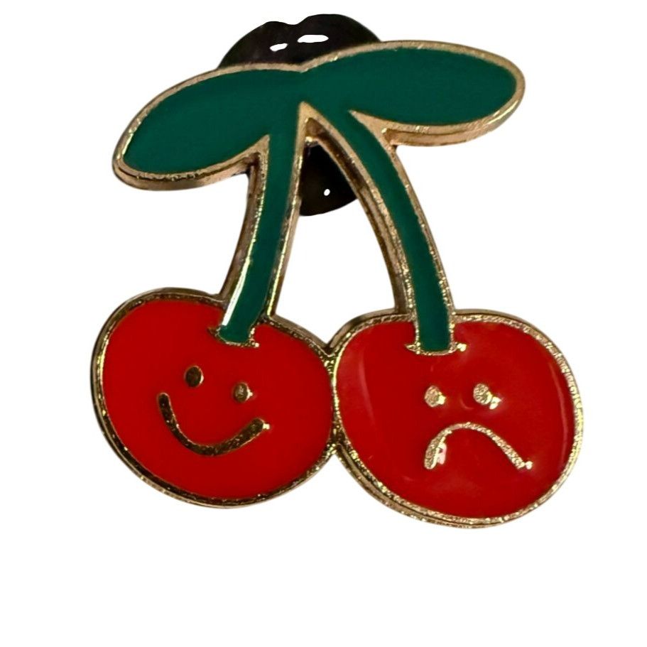 Other Set Of 3 Fun Food-Themed Enamel Pins: Chili Pepper Happy Bro Size ONE SIZE - 6 Thumbnail