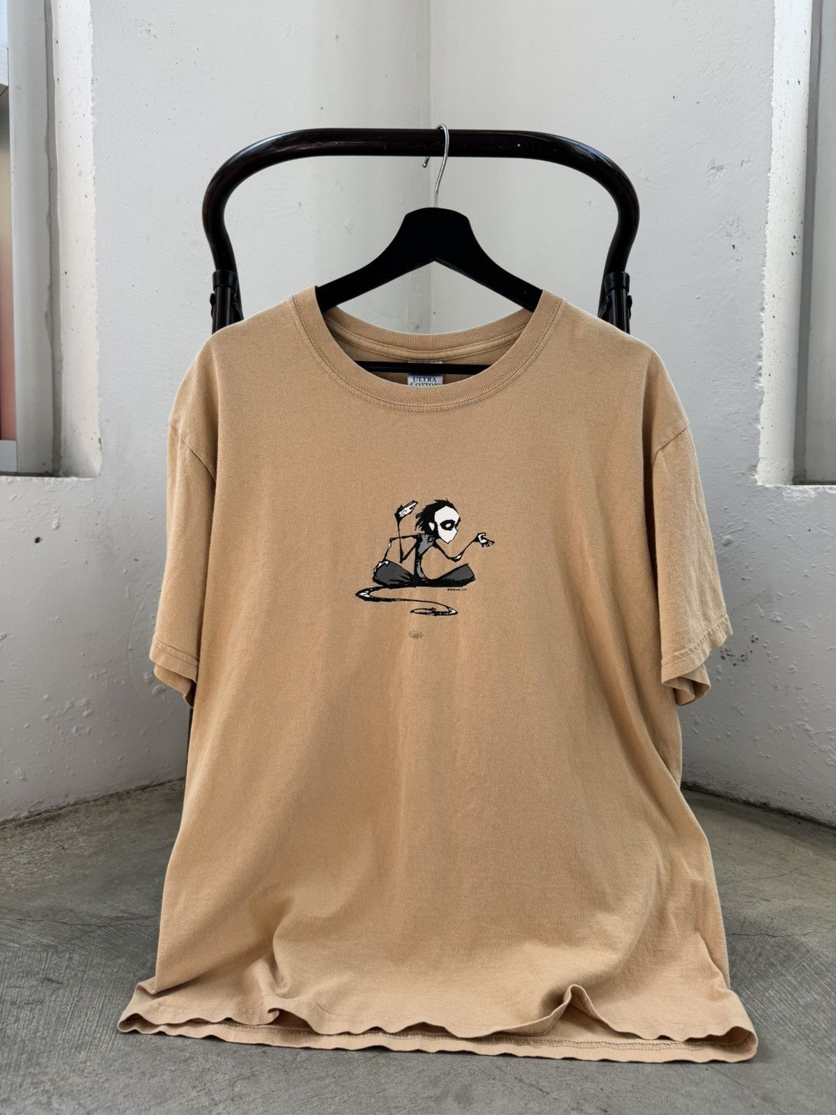 Vintage Vintage Tim Burton Style Emo Yoga T Shirt Size US L / EU 52-54 / 3 - 1 Thumbnail