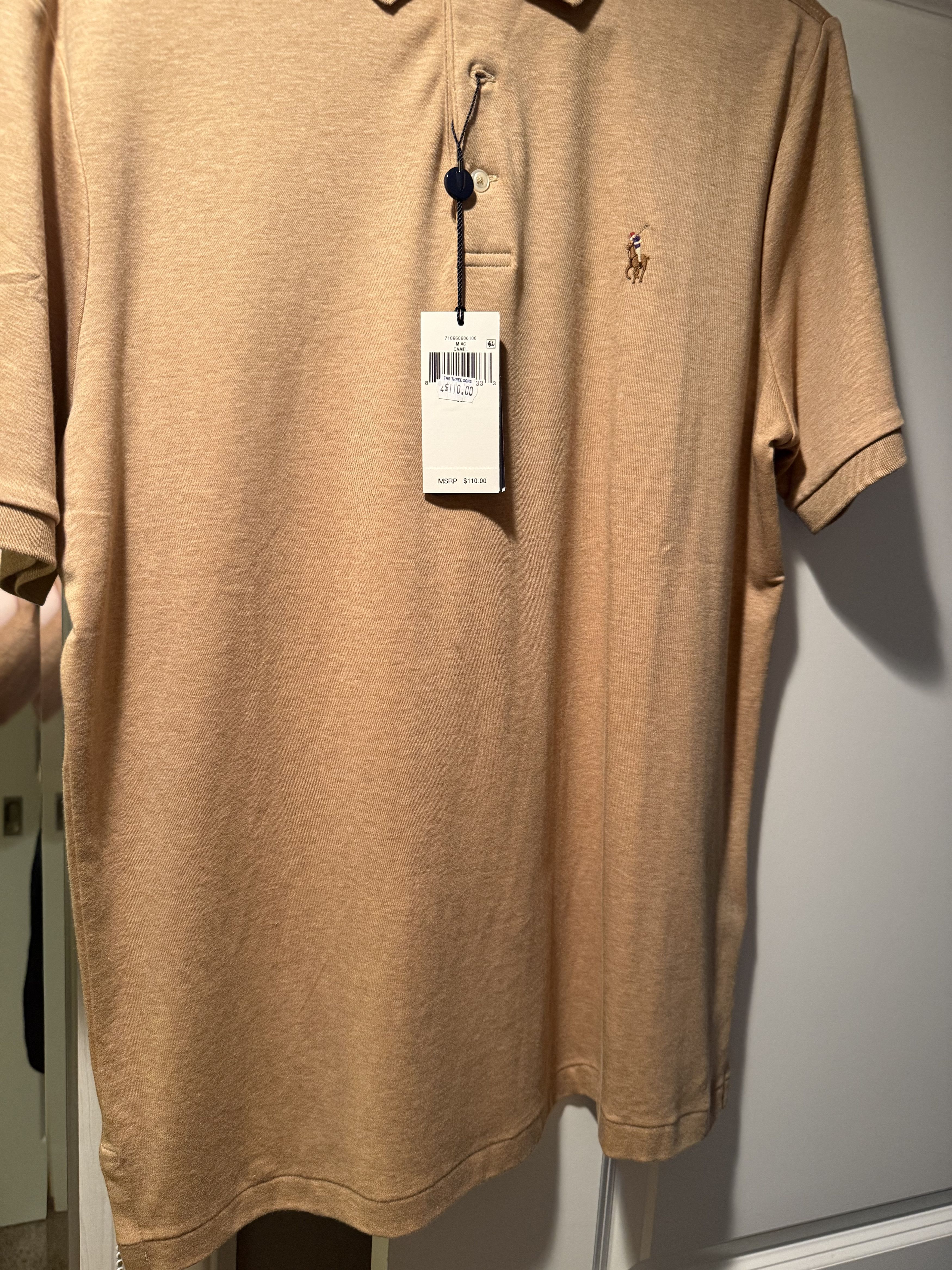 Polo Ralph Lauren Polo Soft Cotton Polo Shirt size M Classic Fit Size US M / EU 48-50 / 2 - 4 Thumbnail