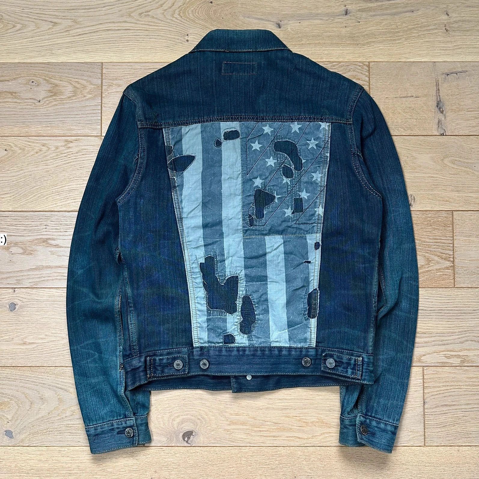 Jacket Ralph Lauren Denim USA Flag vintage