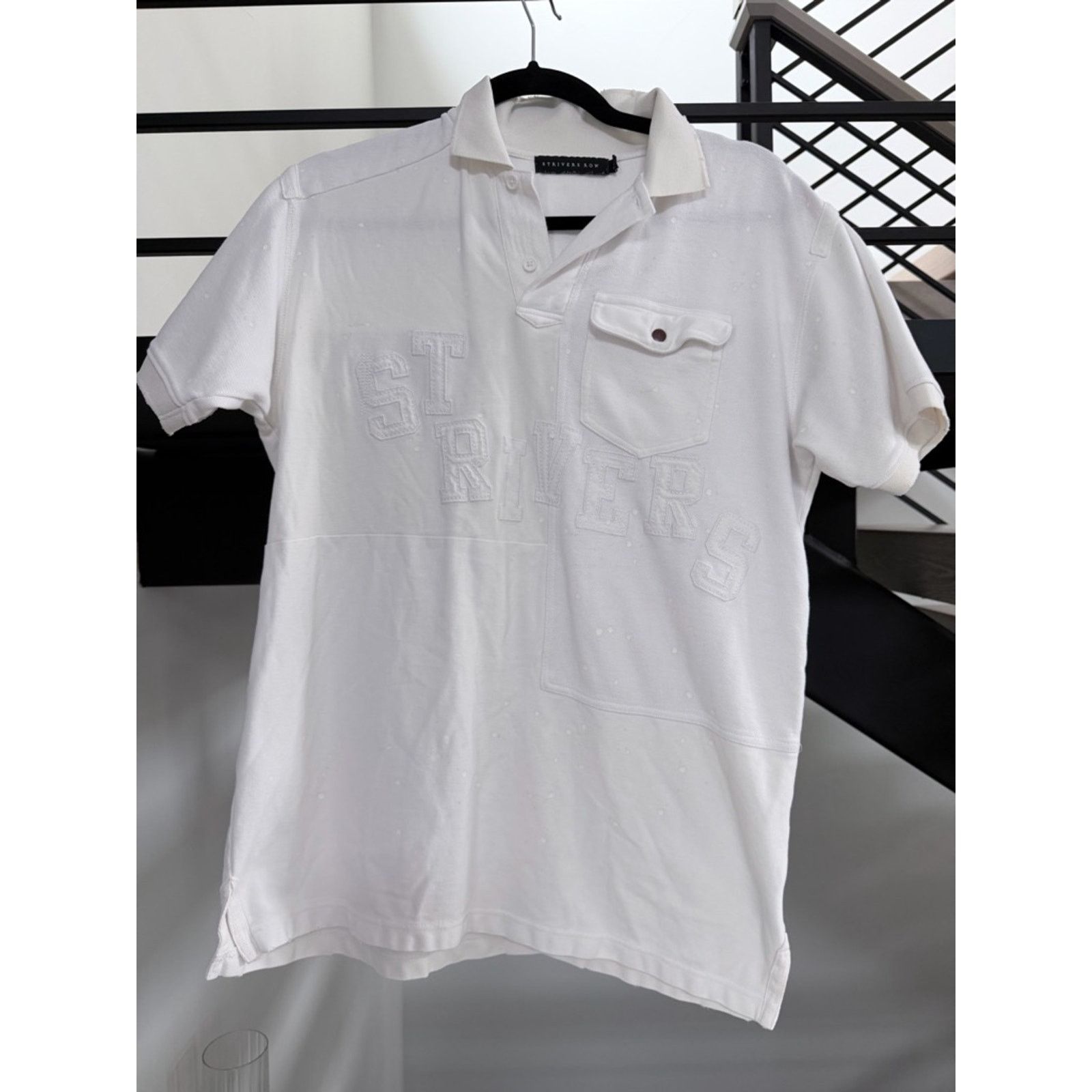 Other STRIVERS Row White Short-Sleeve Polo with Chest Pocket S Size US S / EU 44-46 / 1 - 1 Thumbnail