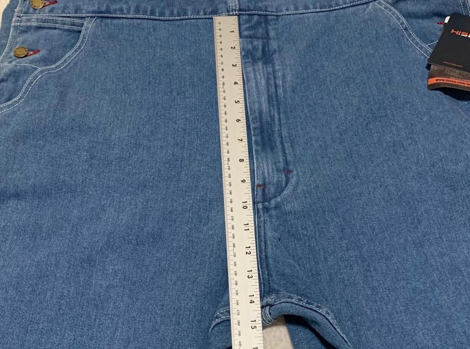 HIDEAWAYS NWT Hisea Men's Blue Denim Overalls 40W x 30L Cotton Size US 40 / EU 56 - 6 Thumbnail