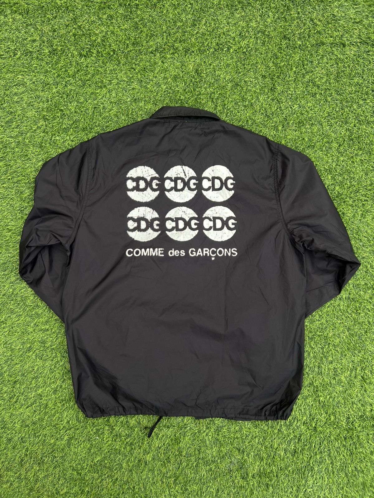 Comme des Garcons Comme des Garçons Polka Dot Circle Logo Coach Jacket Size US M / EU 48-50 / 2 - 1 Thumbnail