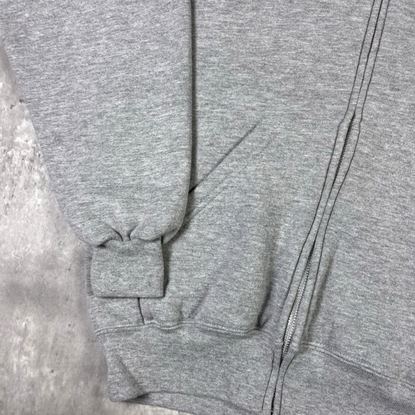 Vintage VINTAGE Fairmont State Hoodie Full Zip Gray Large 90s Men Size US L / EU 52-54 / 3 - 6 Thumbnail