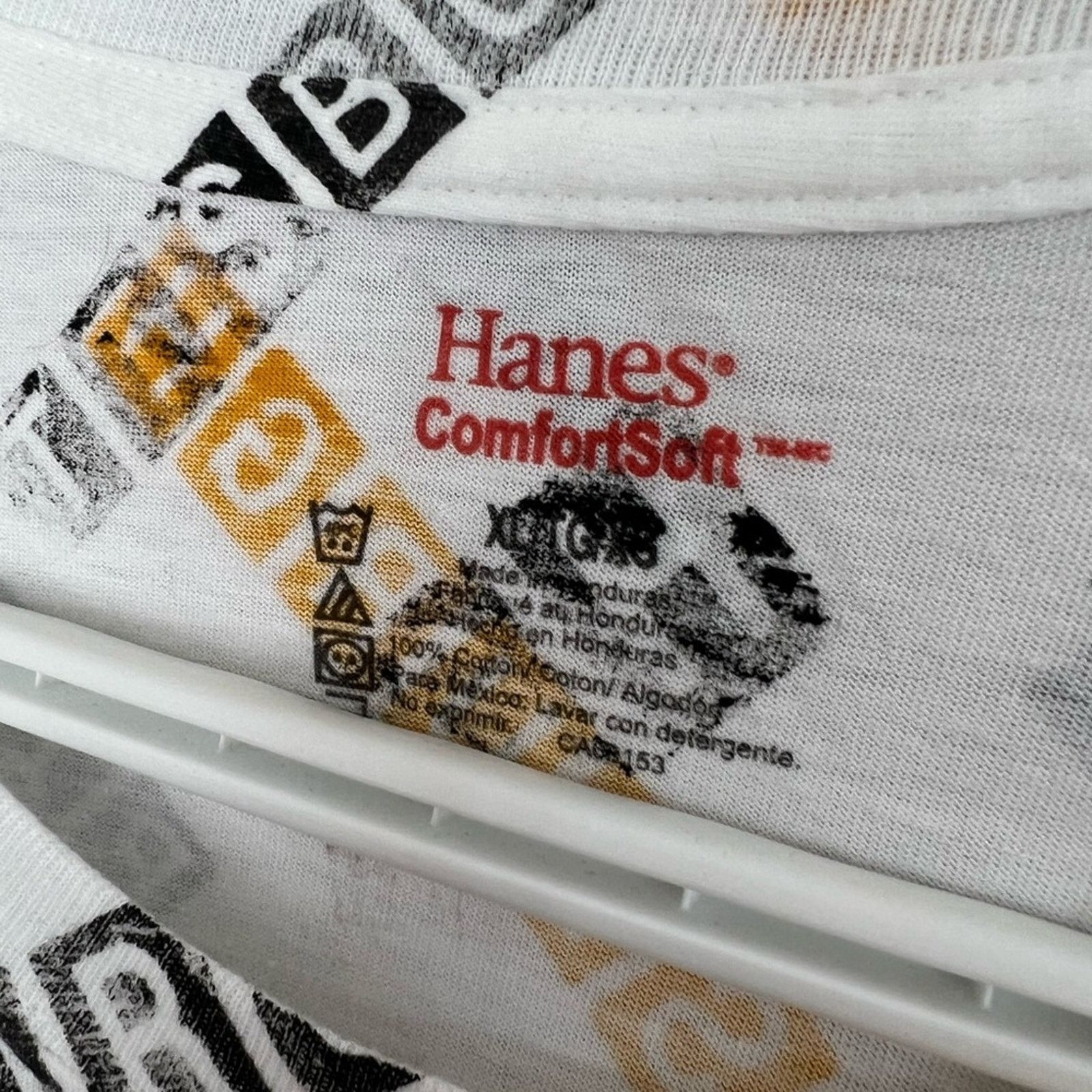 Hanes Pittsburgh City Skyline Shirt All Over AOP STEELERS BRUINS Size US XL / EU 56 / 4 - 6 Thumbnail
