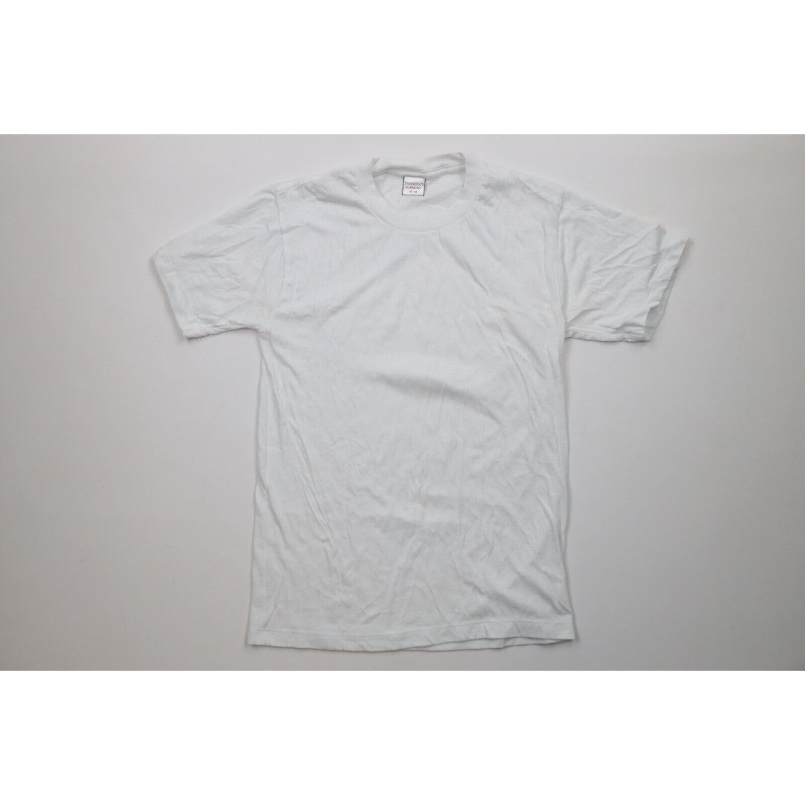 Vintage Vintage Y2K Streetwear Blank Sheer Short Sleeve T-Shirt Size US M / EU 48-50 / 2 - 1 Thumbnail
