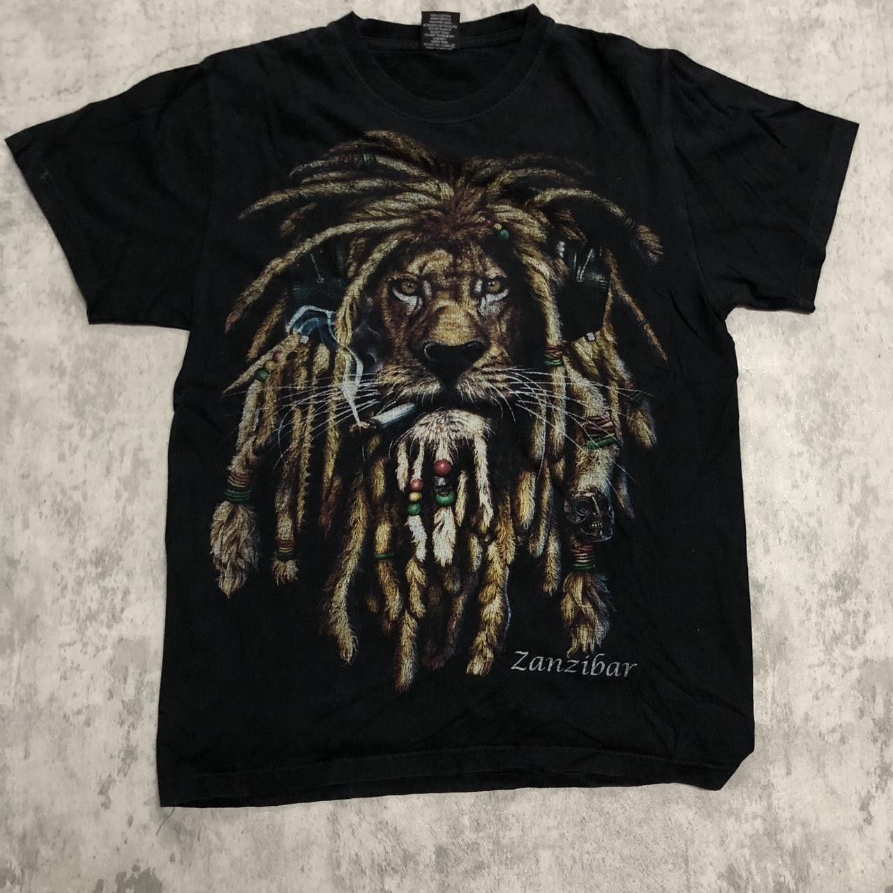Other Black Zanzibar reggae lion tee #reggaevibes Size US M / EU 48-50 / 2 - 1 Thumbnail