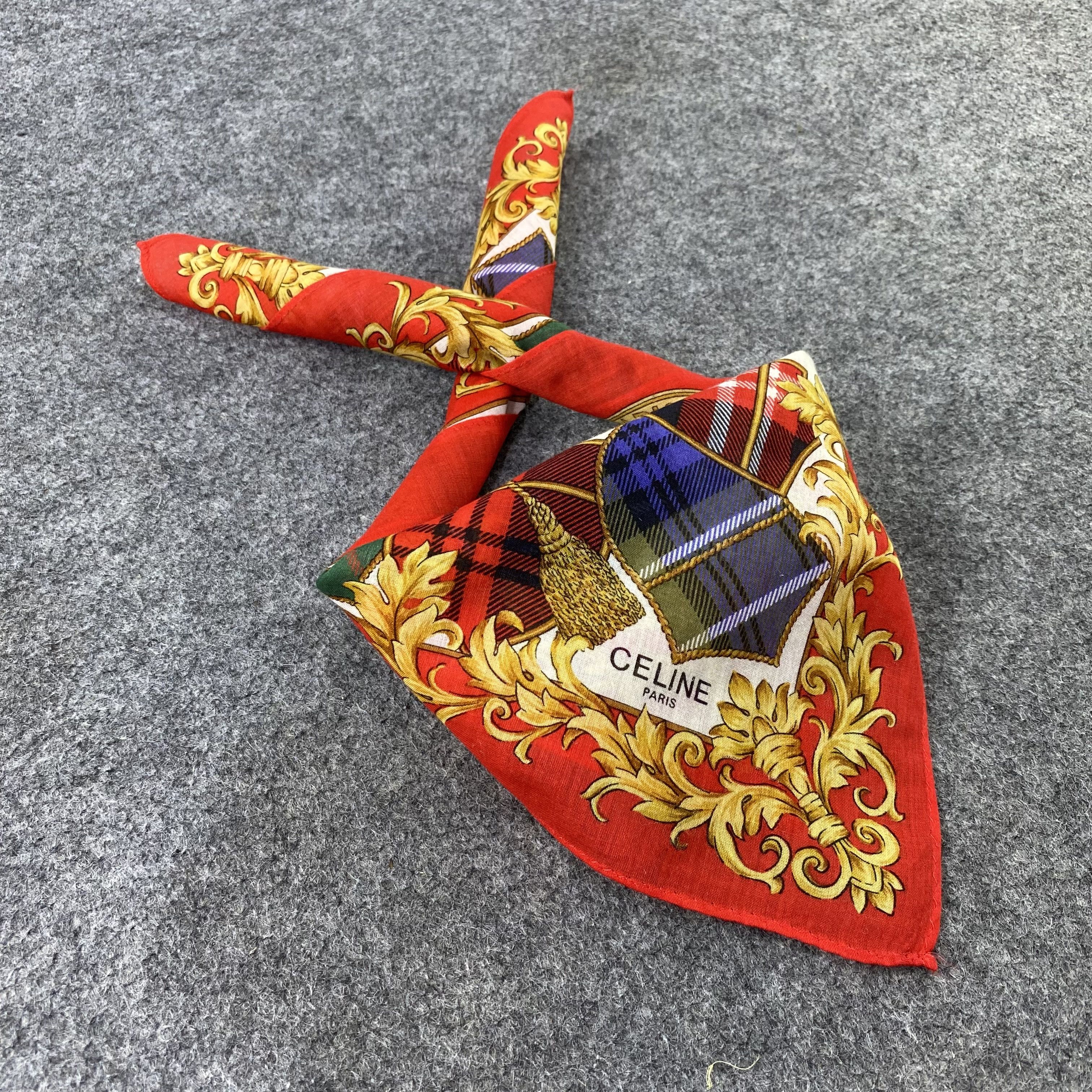 Celine Celine Handkerchief / Bandana / Neckerchief-B1268 Size ONE SIZE - 1 Thumbnail