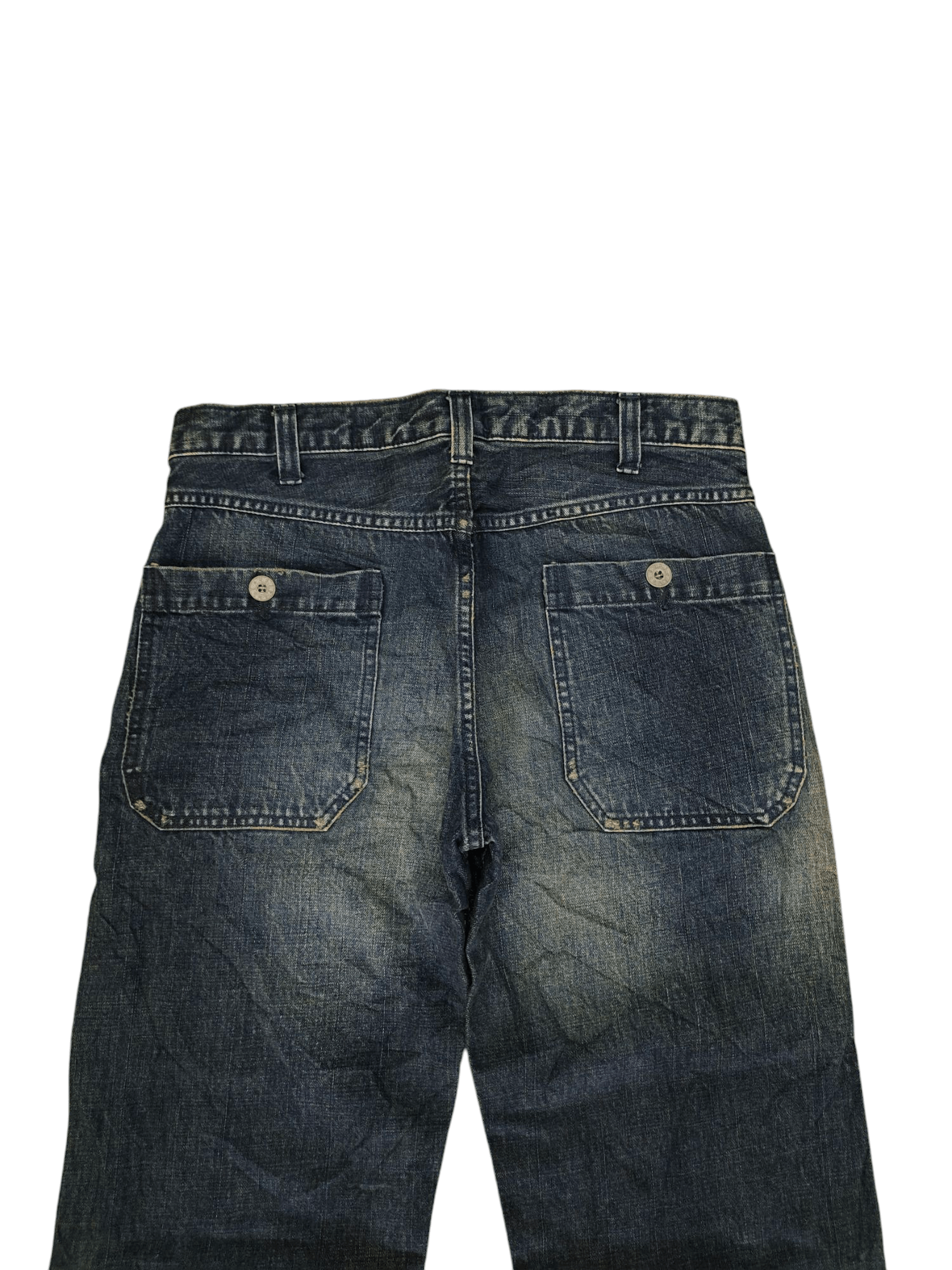 If Six Was Nine Vintage Paranoid Japan Us Army Fatigue Denim Pants Size US 32 / EU 48 - 10 Thumbnail