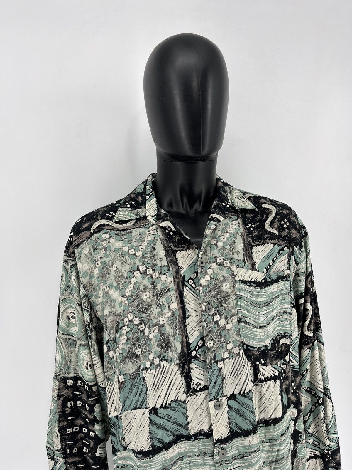 Vintage Vintage Art Streetwear Hawaiian Travis Scott style Size US L / EU 52-54 / 3 - 4 Thumbnail