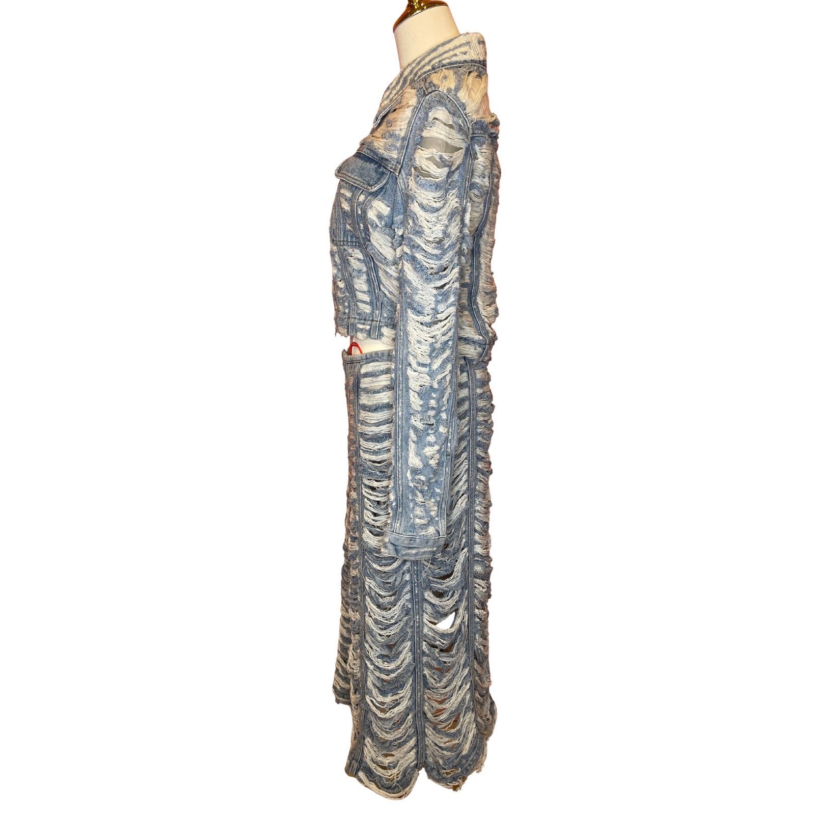 Diesel Diesel De-Ghil-FSC Denim MIdi Skirt, NWT Size: 25 Size 25" / US 0 / IT 36 - 10 Thumbnail