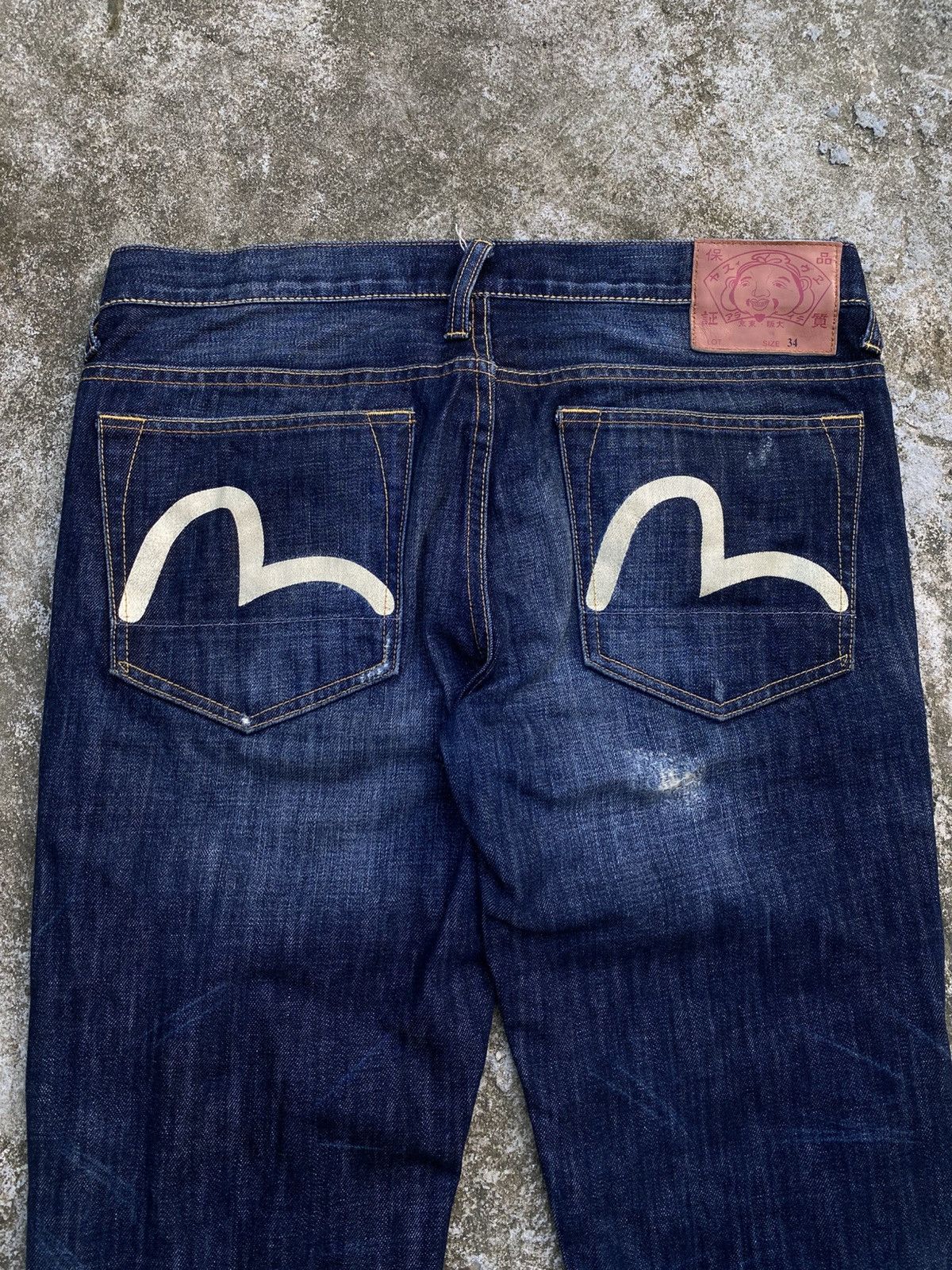 Evisu × Japanese Brand × Vintage EVISU GENES JEANS Size US 34 / EU 50 - 3 Thumbnail