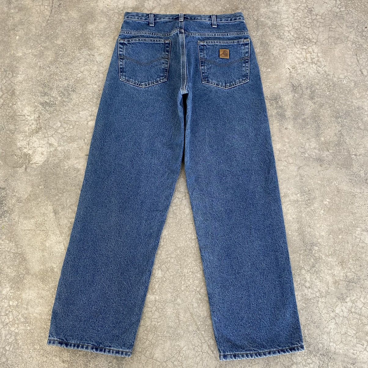 Carhartt Vintage Carhartt Blanket Lined Relaxed Fit Denim Jeans Size US 31 - 15 Thumbnail