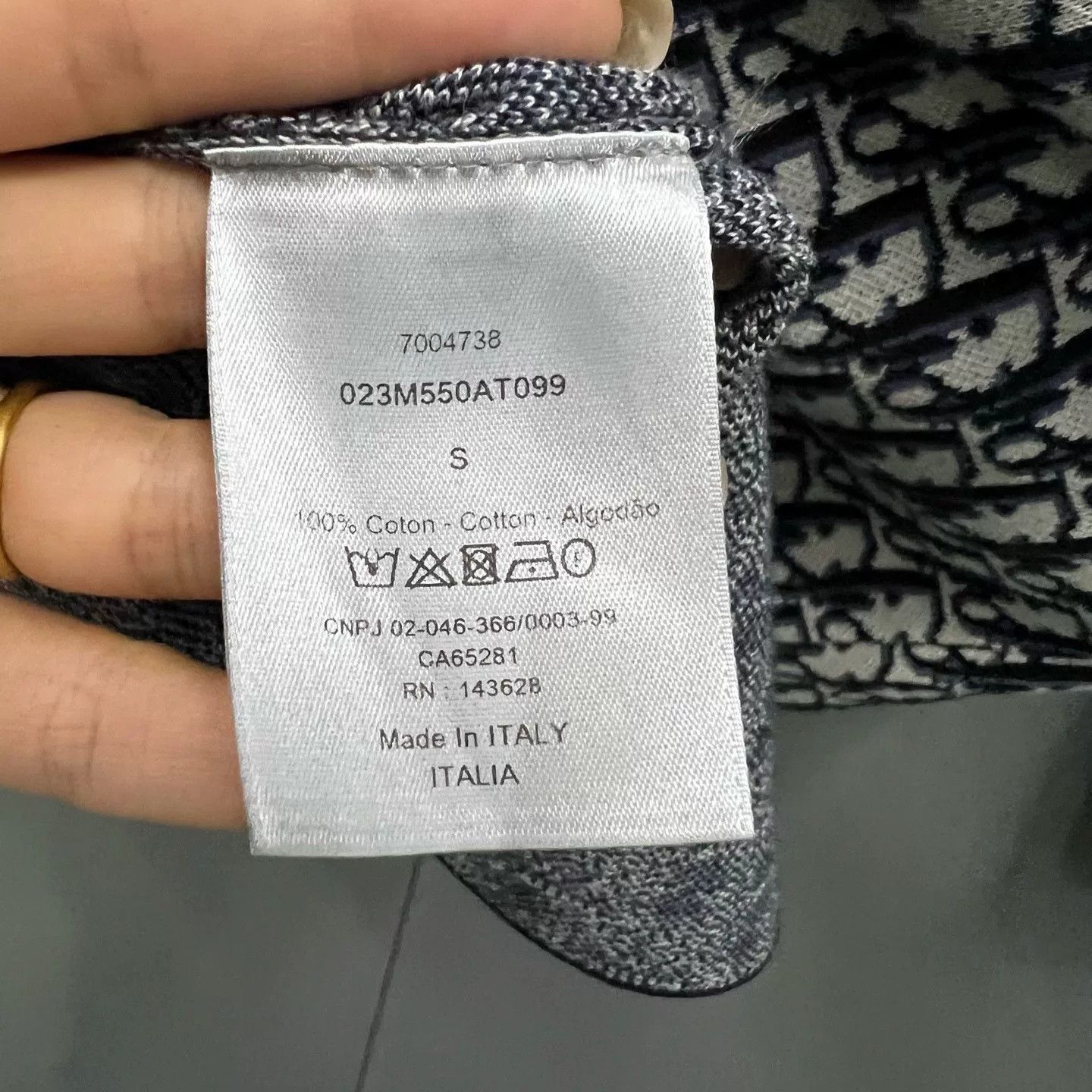 Dior Dior Monogram Logo Print Shirt Size US S / EU 44-46 / 1 - 4 Thumbnail