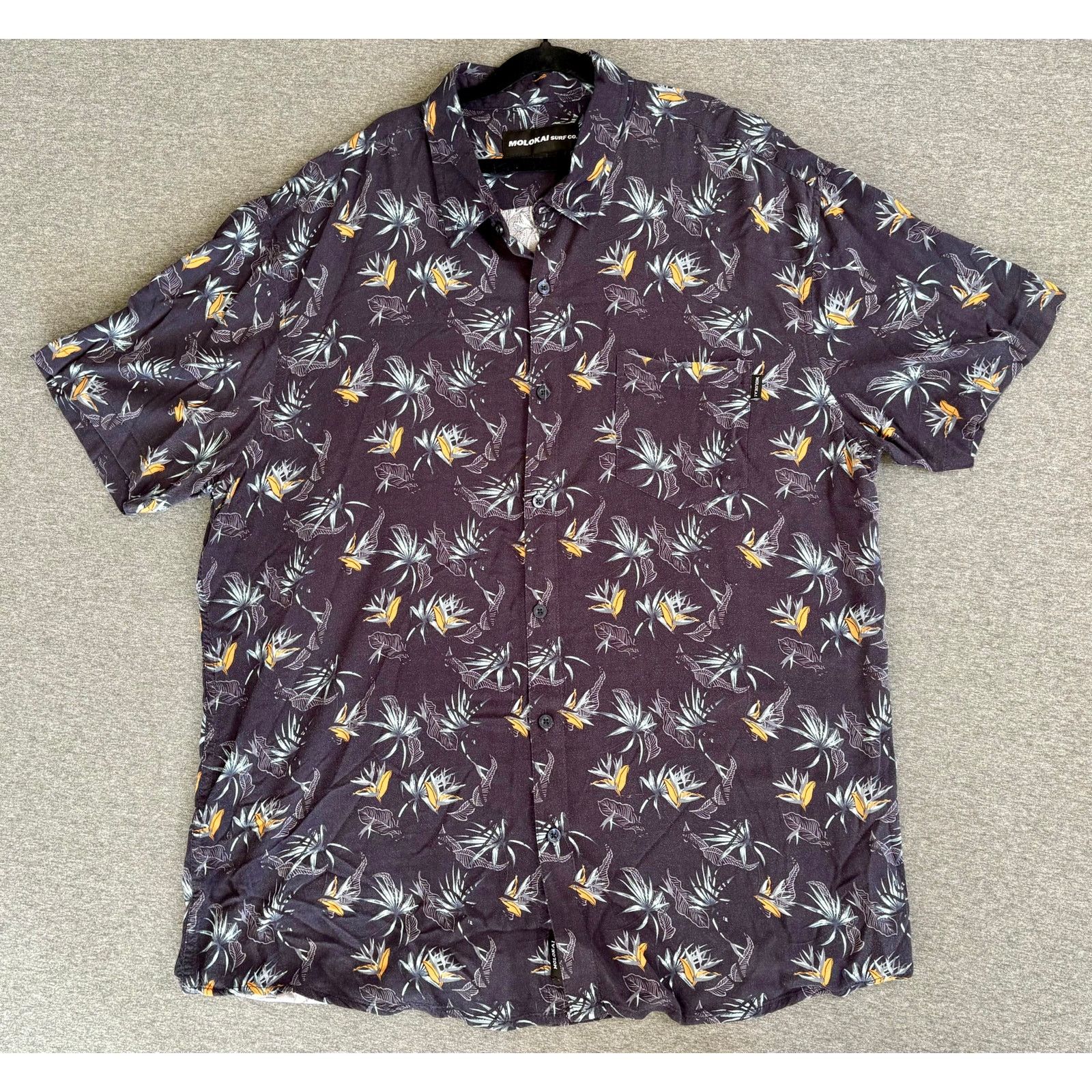 Other Molokai Surf Co | Botanical Button Down Short Sleeve | XXL Size US XXL / EU 58 / 5 - 1 Thumbnail