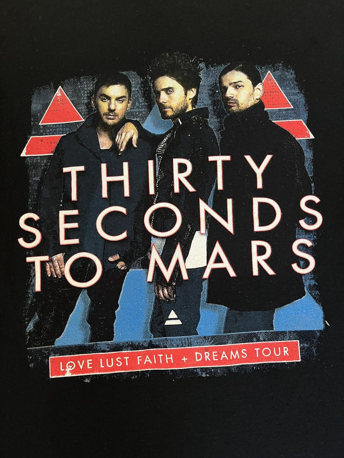 Band Tees Vintage Y2K Thirty Seconds to Mars 2013 Tour T-Shirt Size US L / EU 52-54 / 3 - 2 Thumbnail